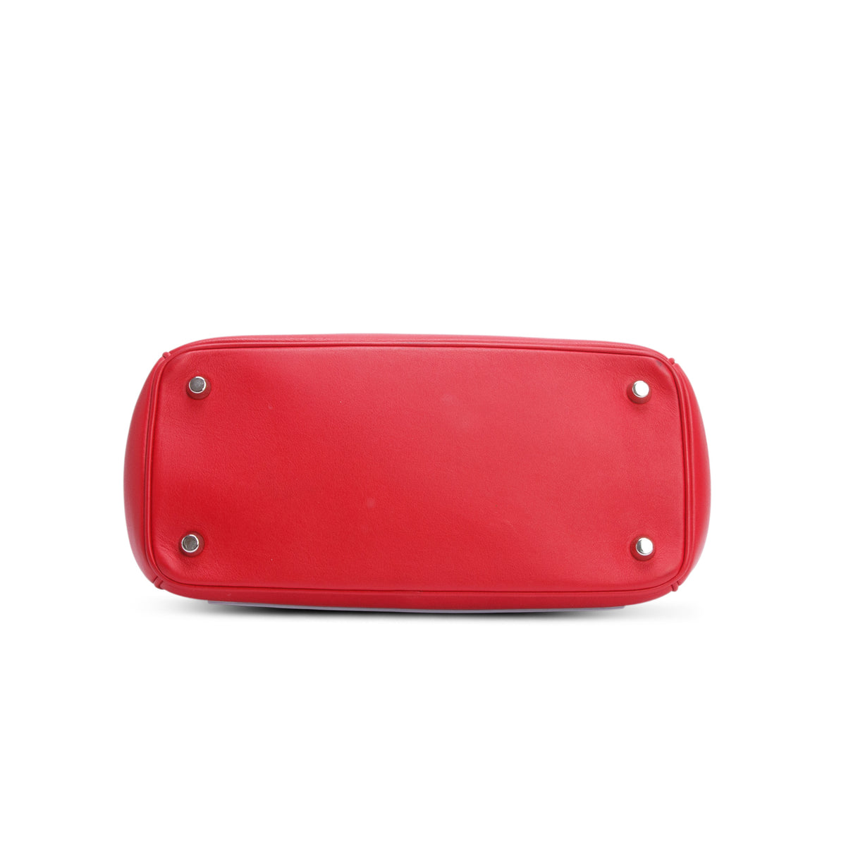 Christian Dior Red Smooth Calfskin Medium Mini Be Dior Flap w/ Strap