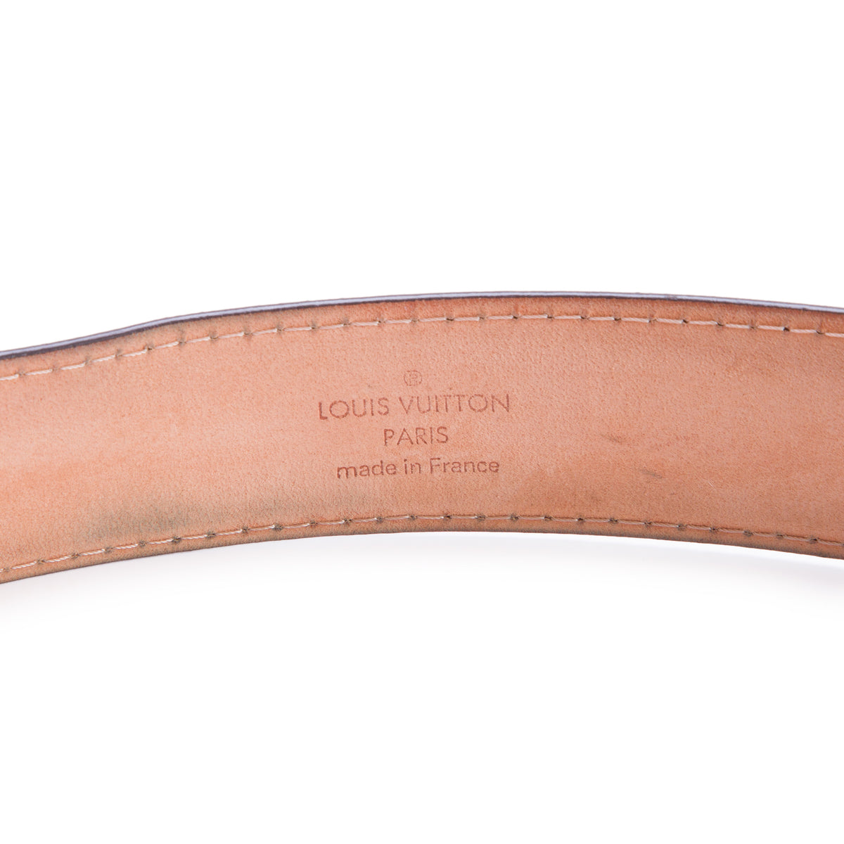 Louis Vuitton Monogram 30 MM Belt with Ellipse Buckle 85 34 w/ Box