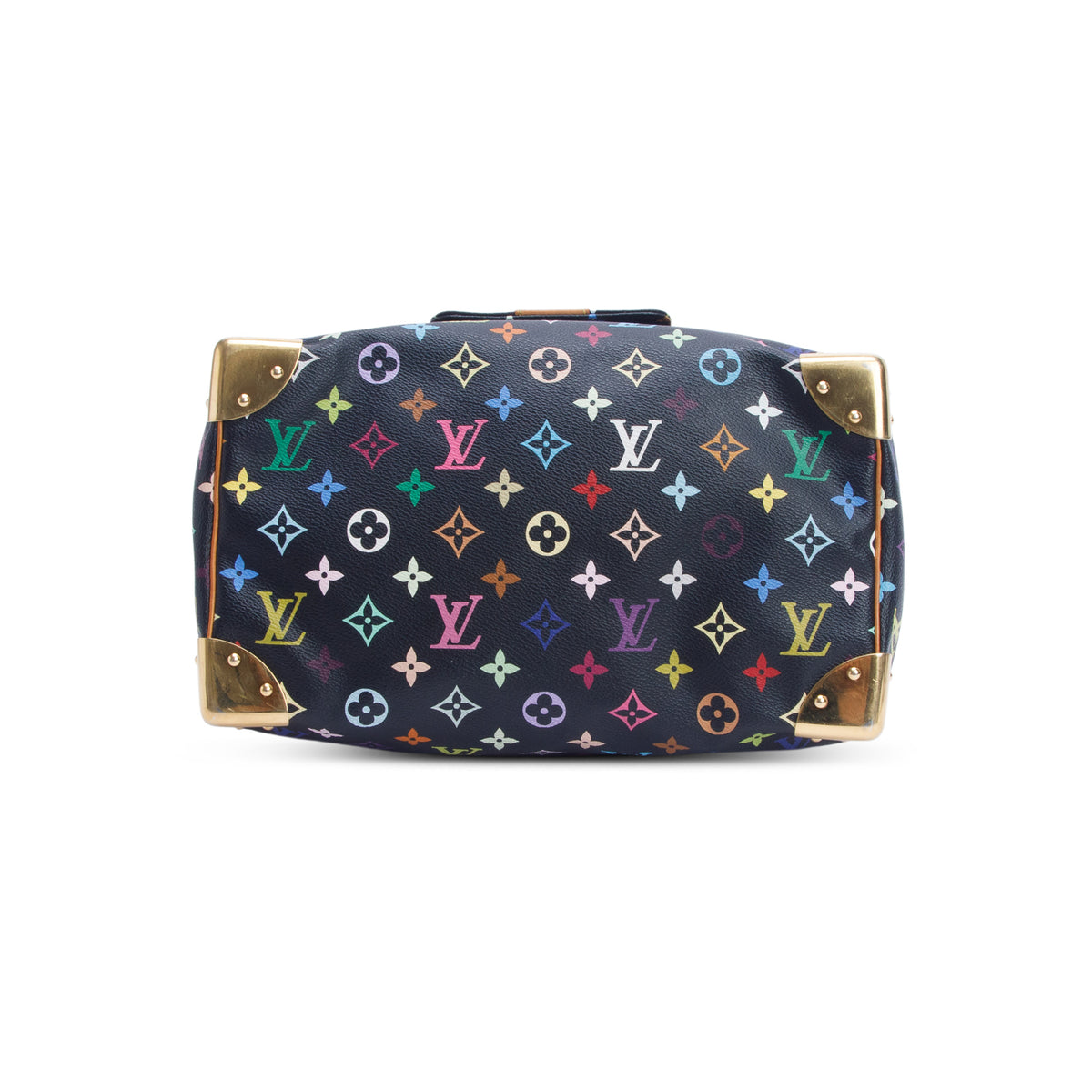 Louis Vuitton Black Monogram Multicolor Speedy 30