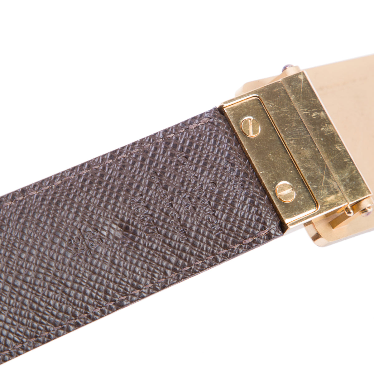 Louis Vuitton Damier Ebene LV Inventeur Reversible Belt 85 31