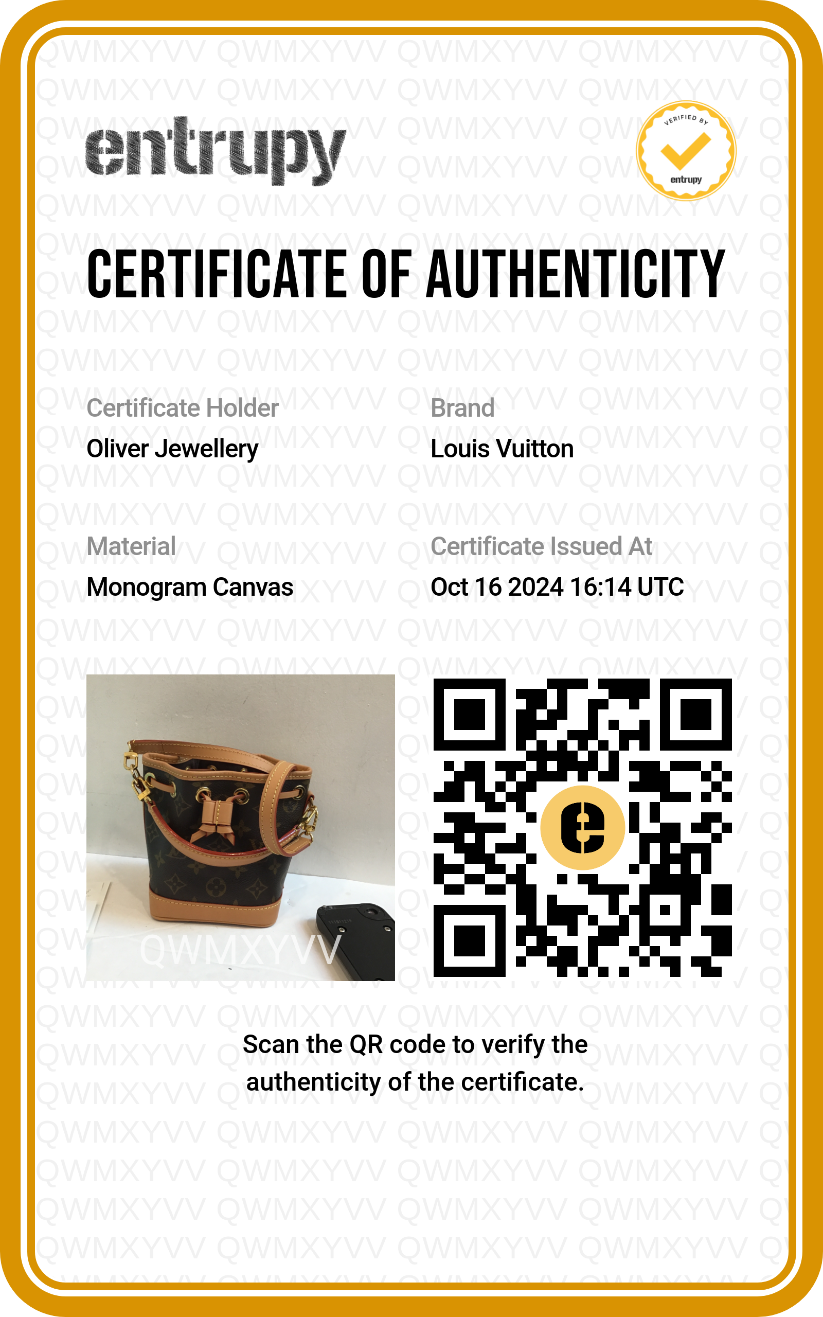 Louis Vuitton 2022 Monogram Nano Noe w/ Straps, Box & Receipt