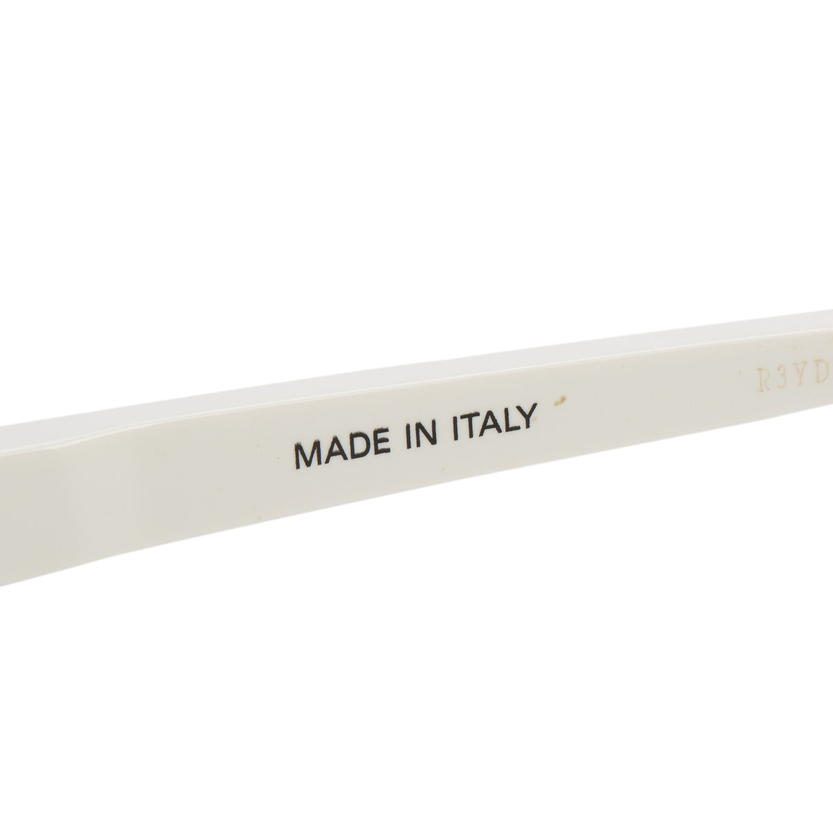 Balenciaga BB0003S White Acetate Ski Shield Sunglasses w/ Case