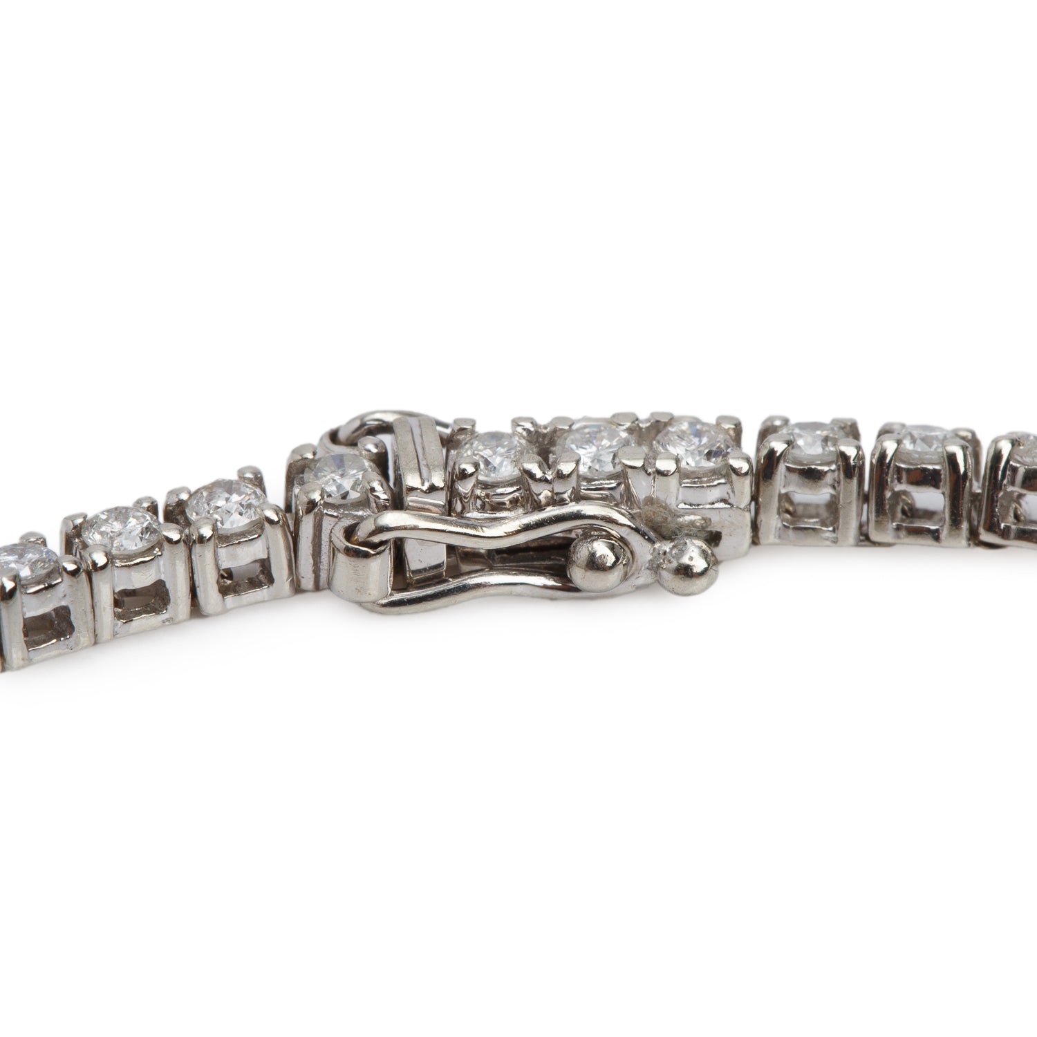 18k White Gold 1.38 tcw. Diamond Tennis Bracelet