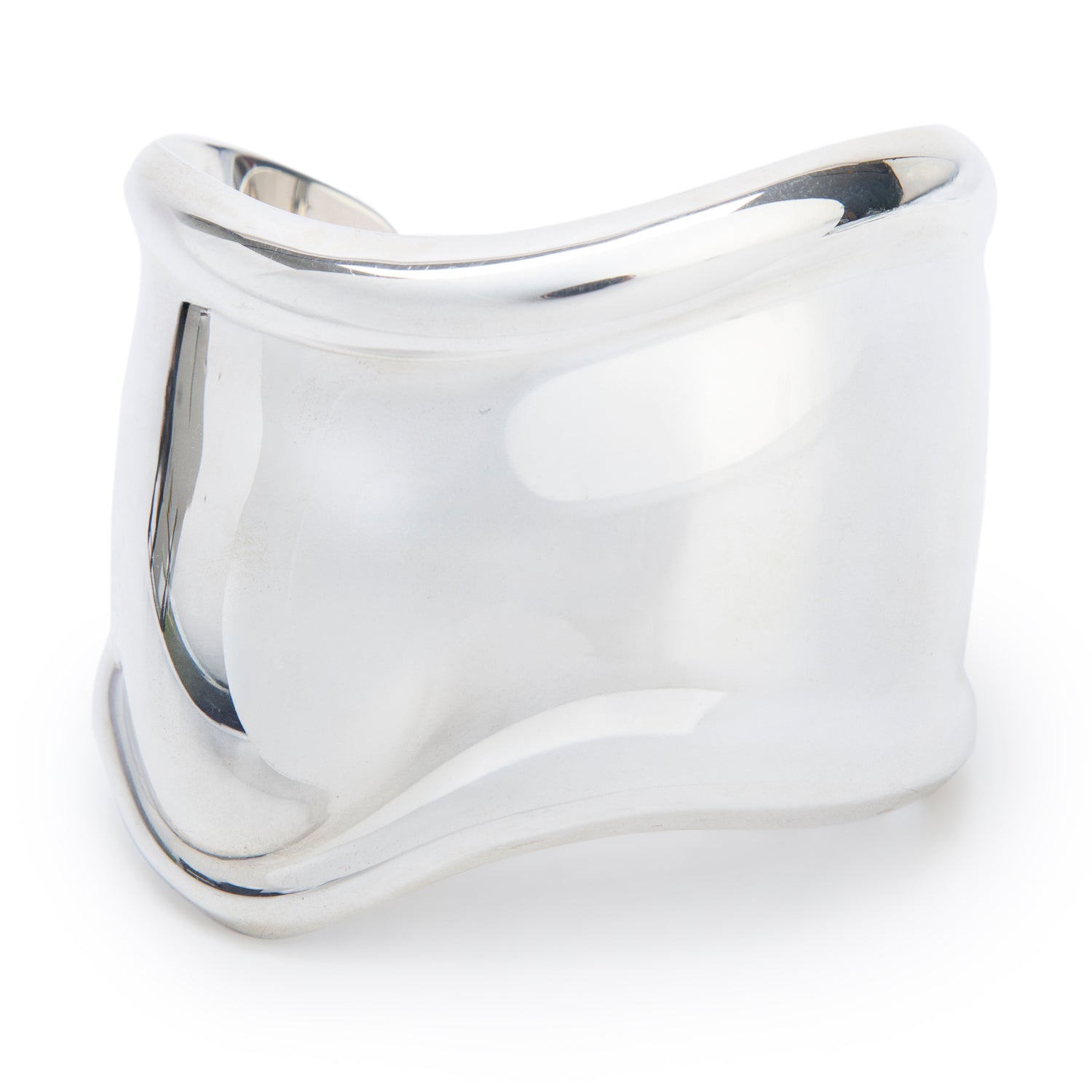 Tiffany & Co. Elsa Peretti Sterling Silver Medium Bone Cuff Bracelet w/ Box