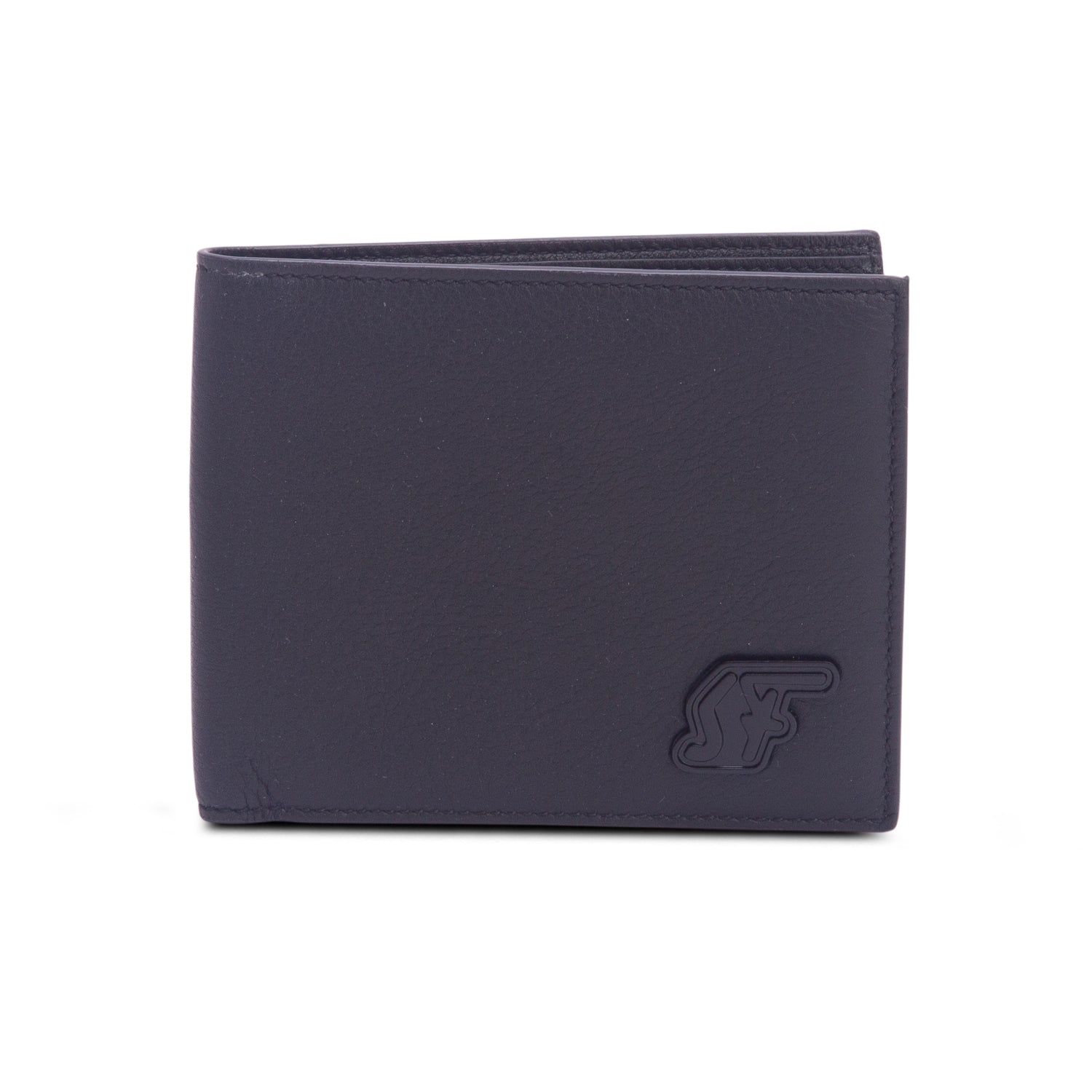 Ferragamo Black Signature Leather Bifold Wallet