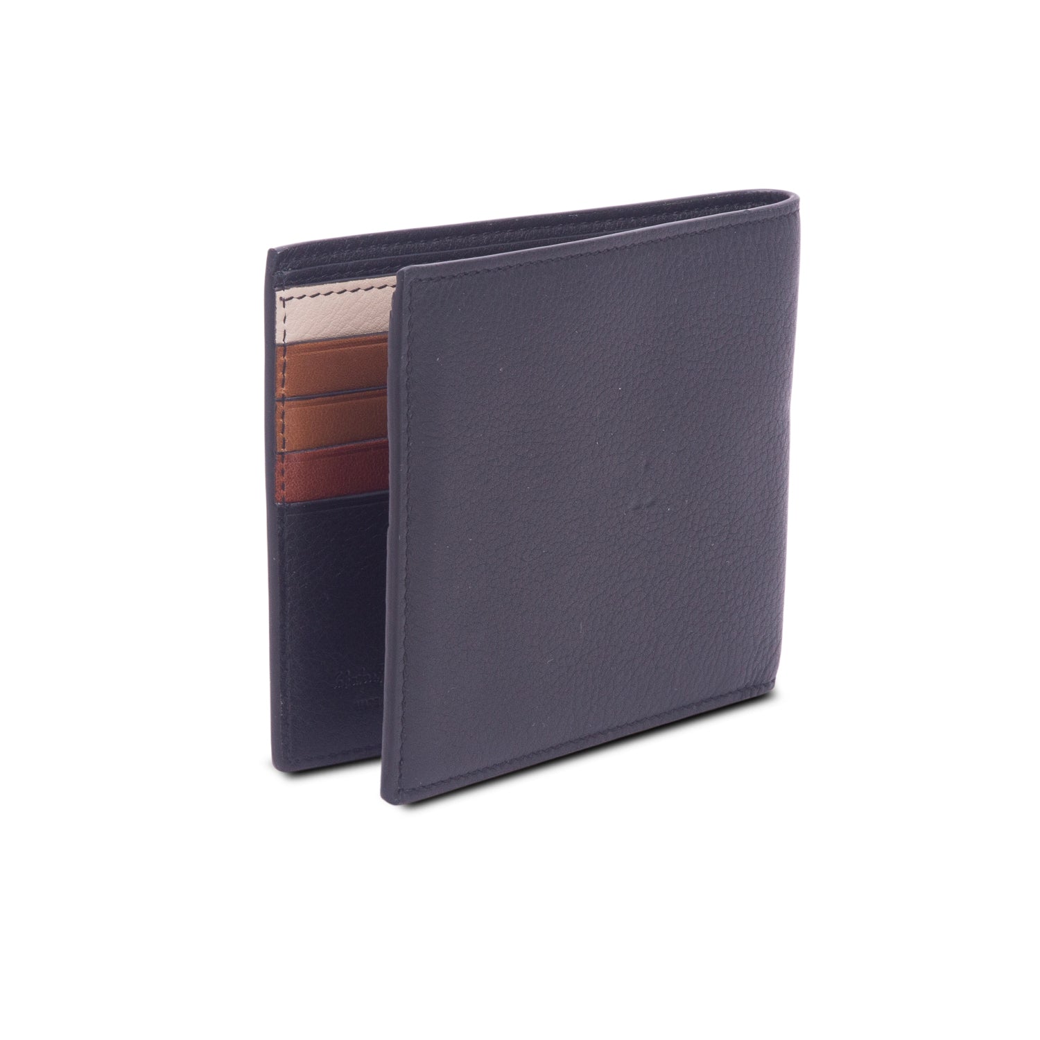 Ferragamo Black Signature Leather Bifold Wallet