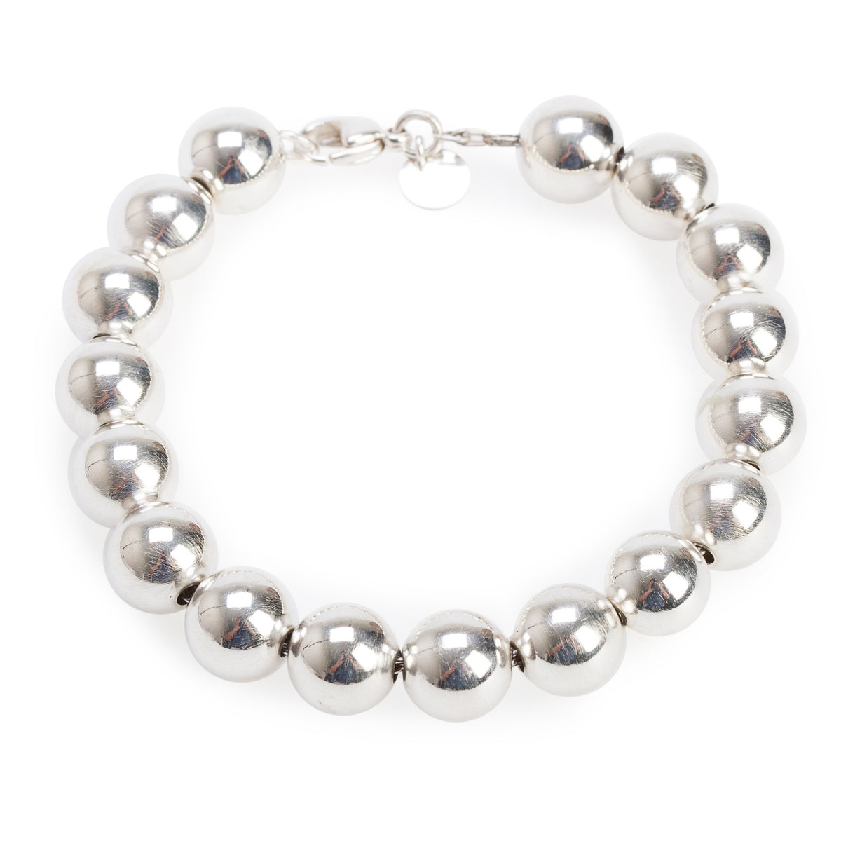 Tiffany & Co. Sterling Silver 10 MM HardWear Ball Bracelet