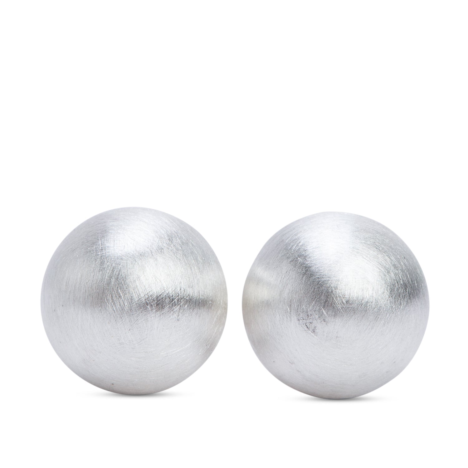 Tiffany & Co. Sterling Silver HardWear 10 MM Ball Earrings