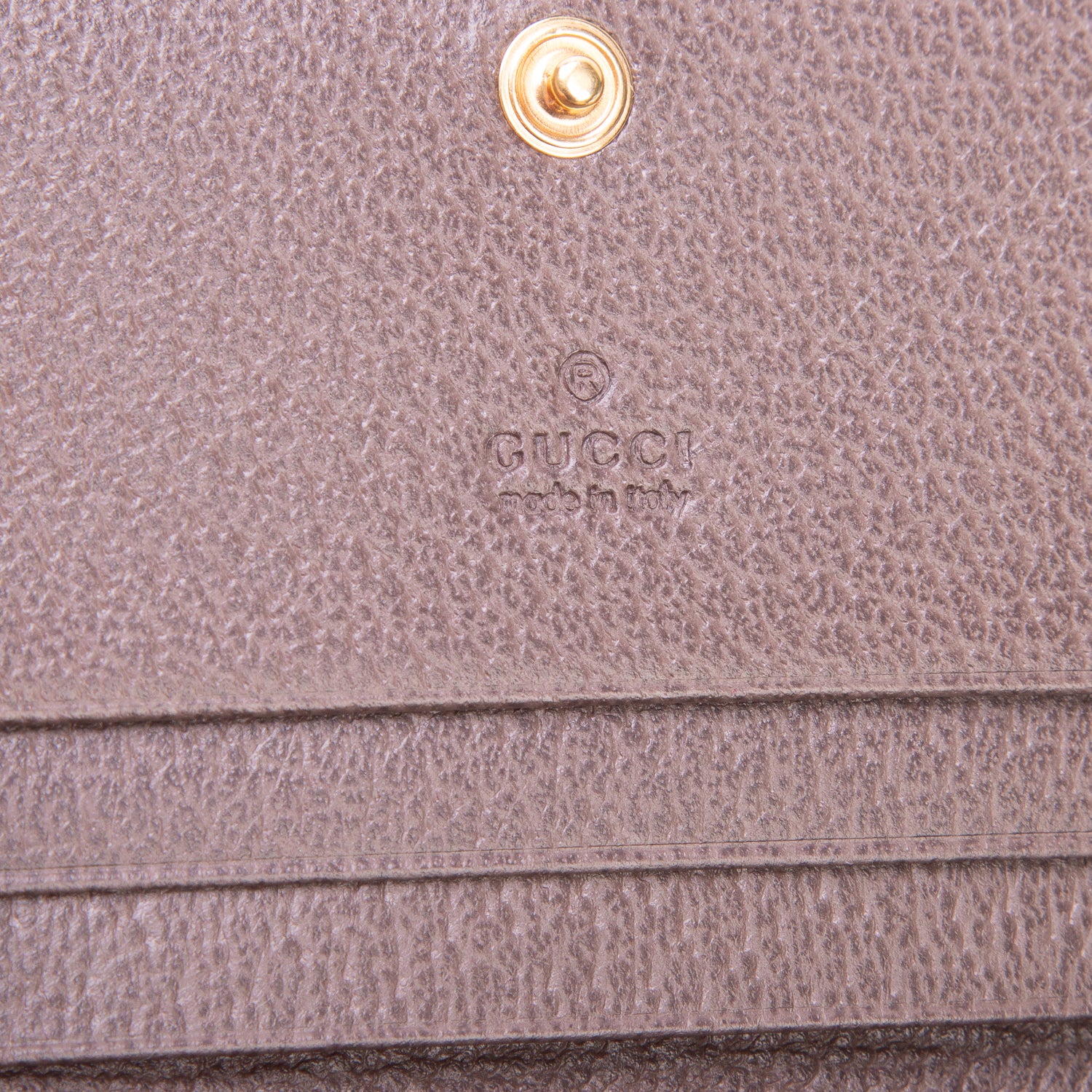Gucci GG Supreme Ophidia Textured Calfskin Web Ophidia Card Case w/ Box
