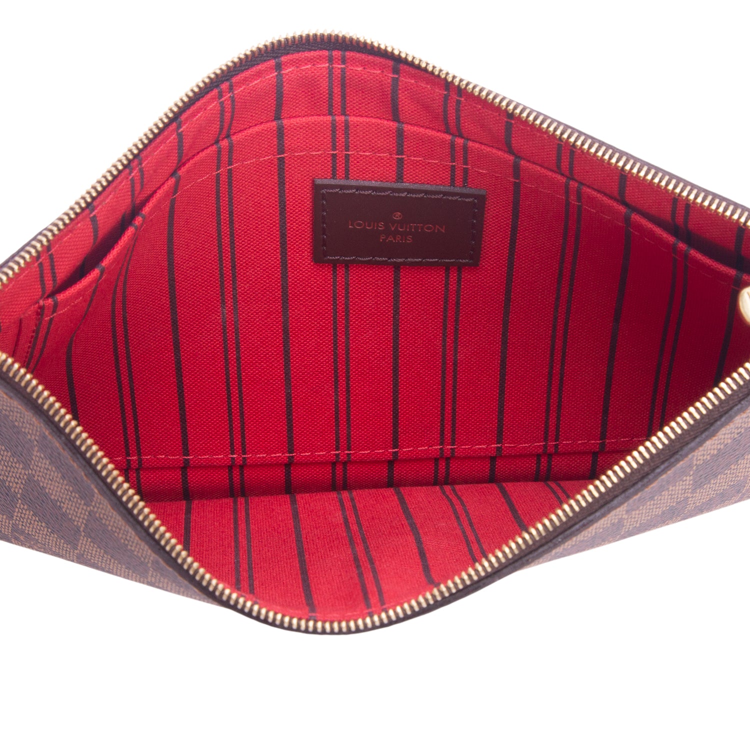 Louis Vuitton Damier Ebene Neverfull Pochette