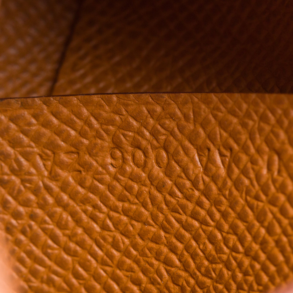 Hermes 2022 Gold Epsom Calfskin Bastia Coin Pouch w/ Box