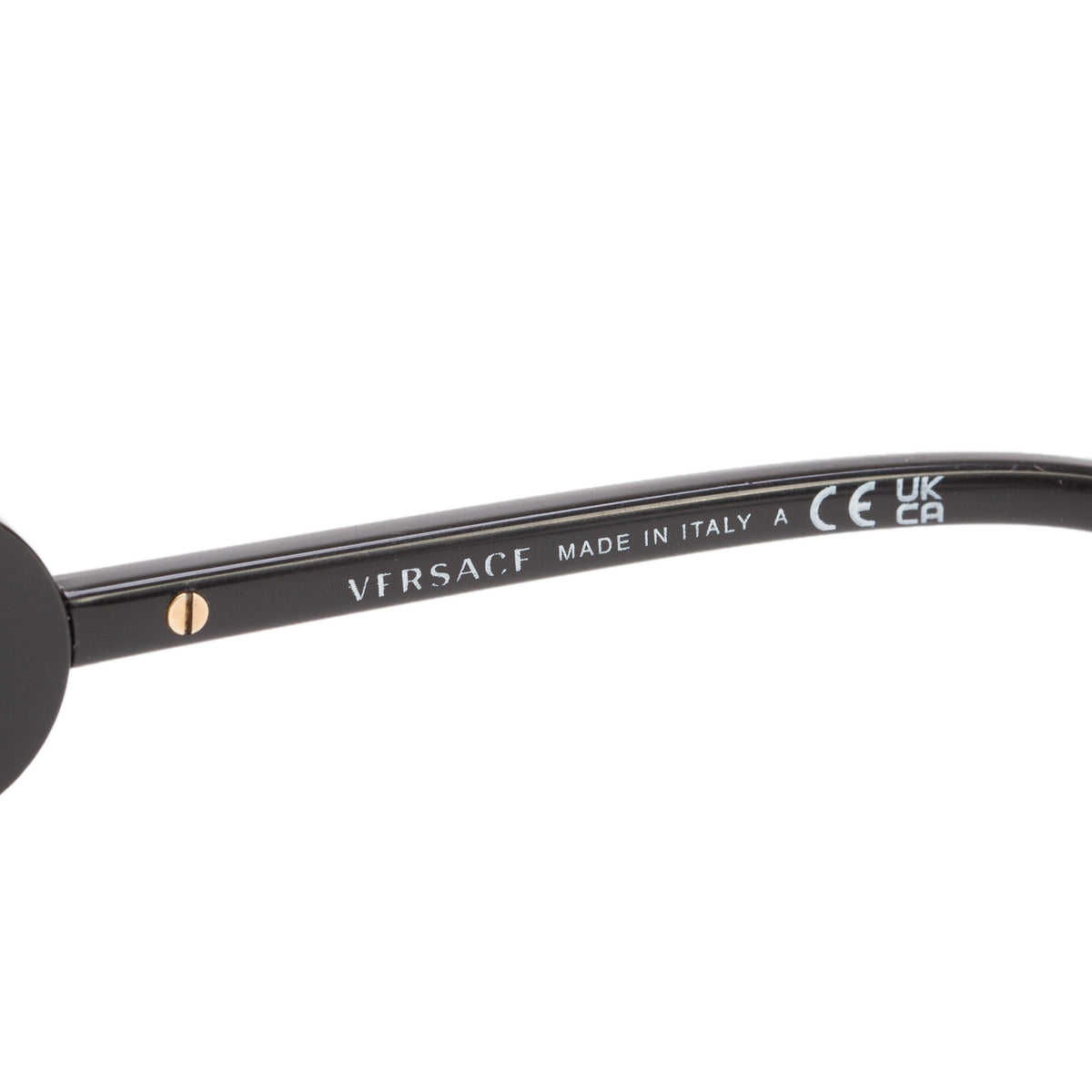 Versace 4434 Black Acetate Medusa Oversize Square Sunglasses w/ Case