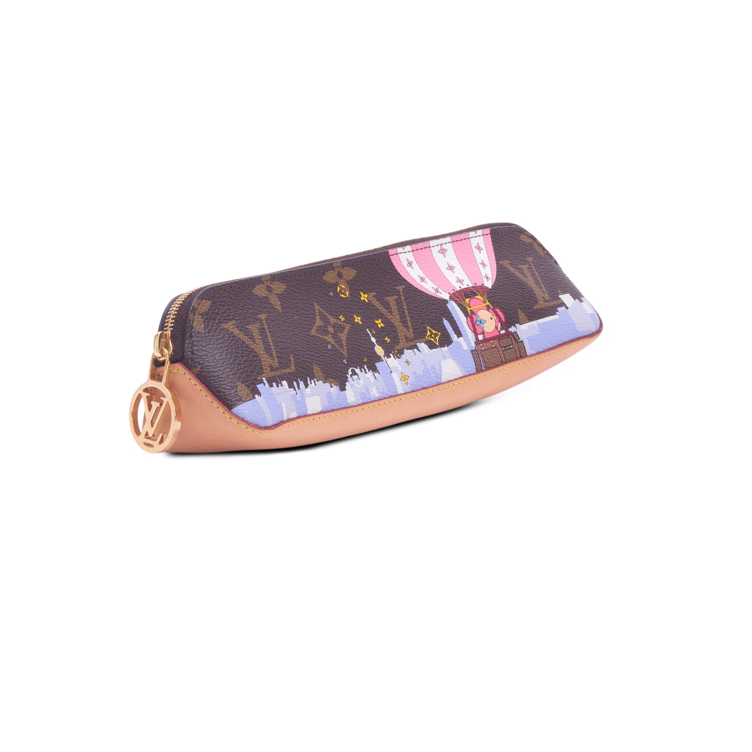 Louis Vuitton Monogram Christmas Animation Elizabeth Pencil Pouch