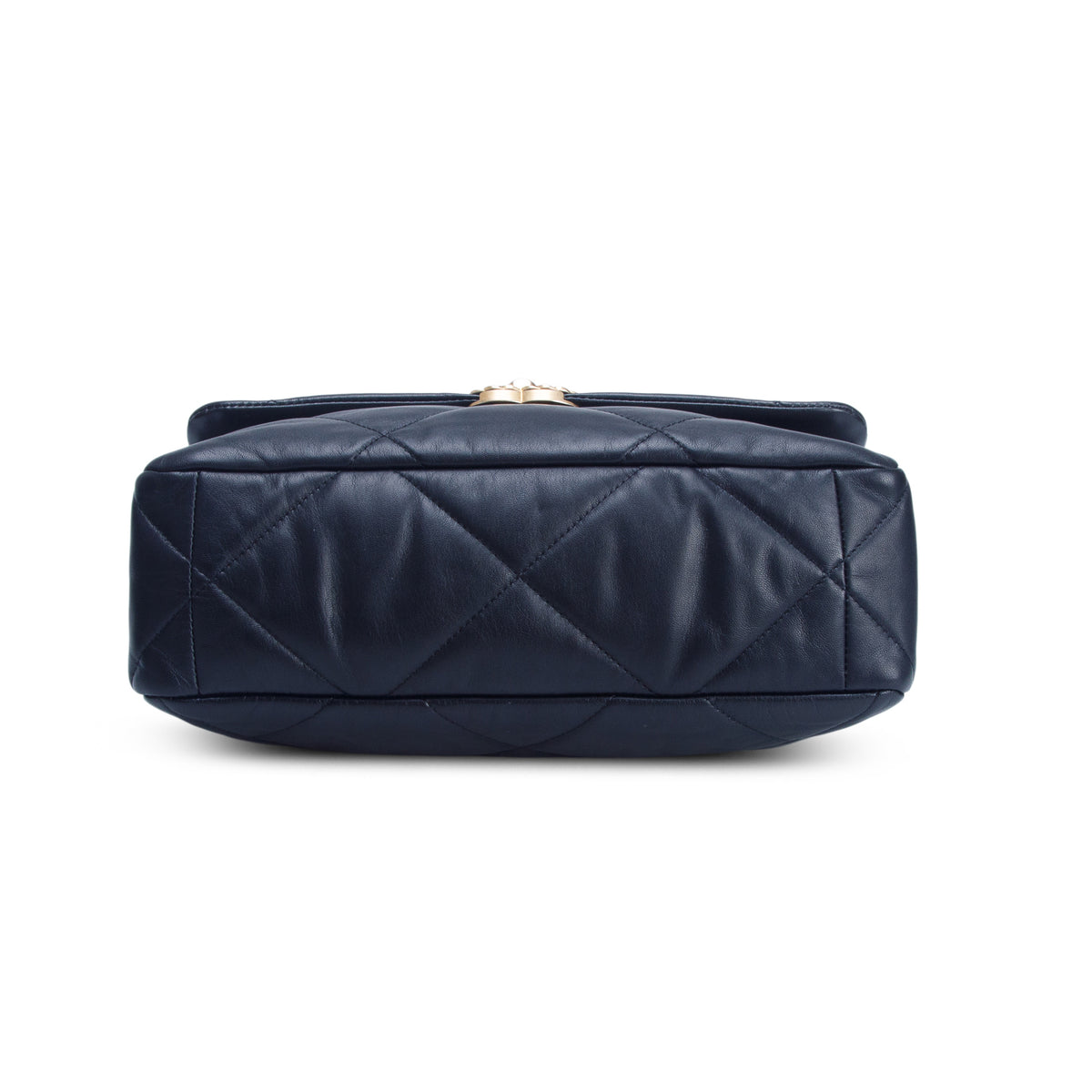 Chanel 2020 Black Lambskin Quilted Large 19 Flap Bag w/ Box & Receipt