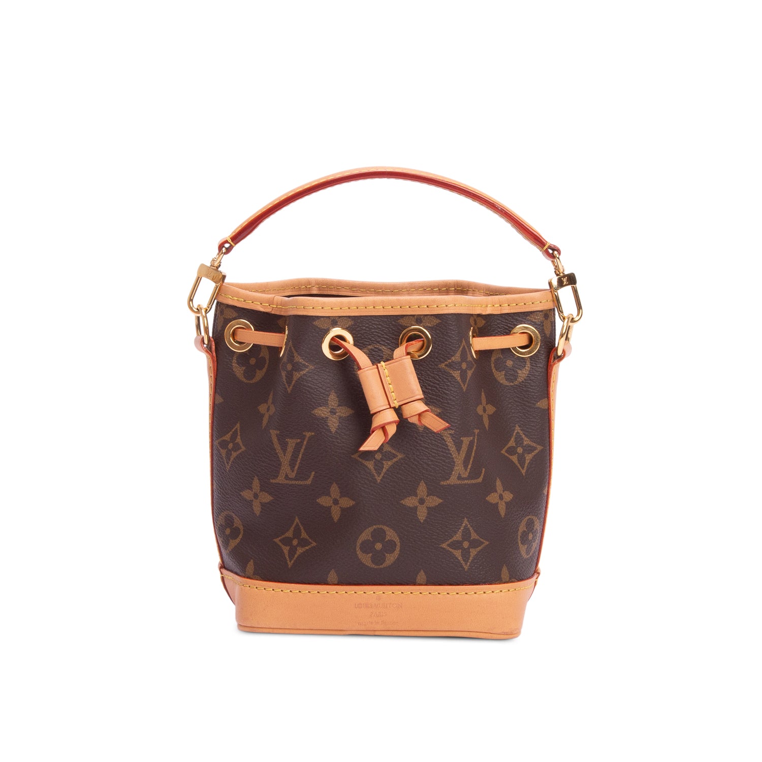 Louis Vuitton 2024 Monogram Nano Noe w/ Box, Receipt & Strap