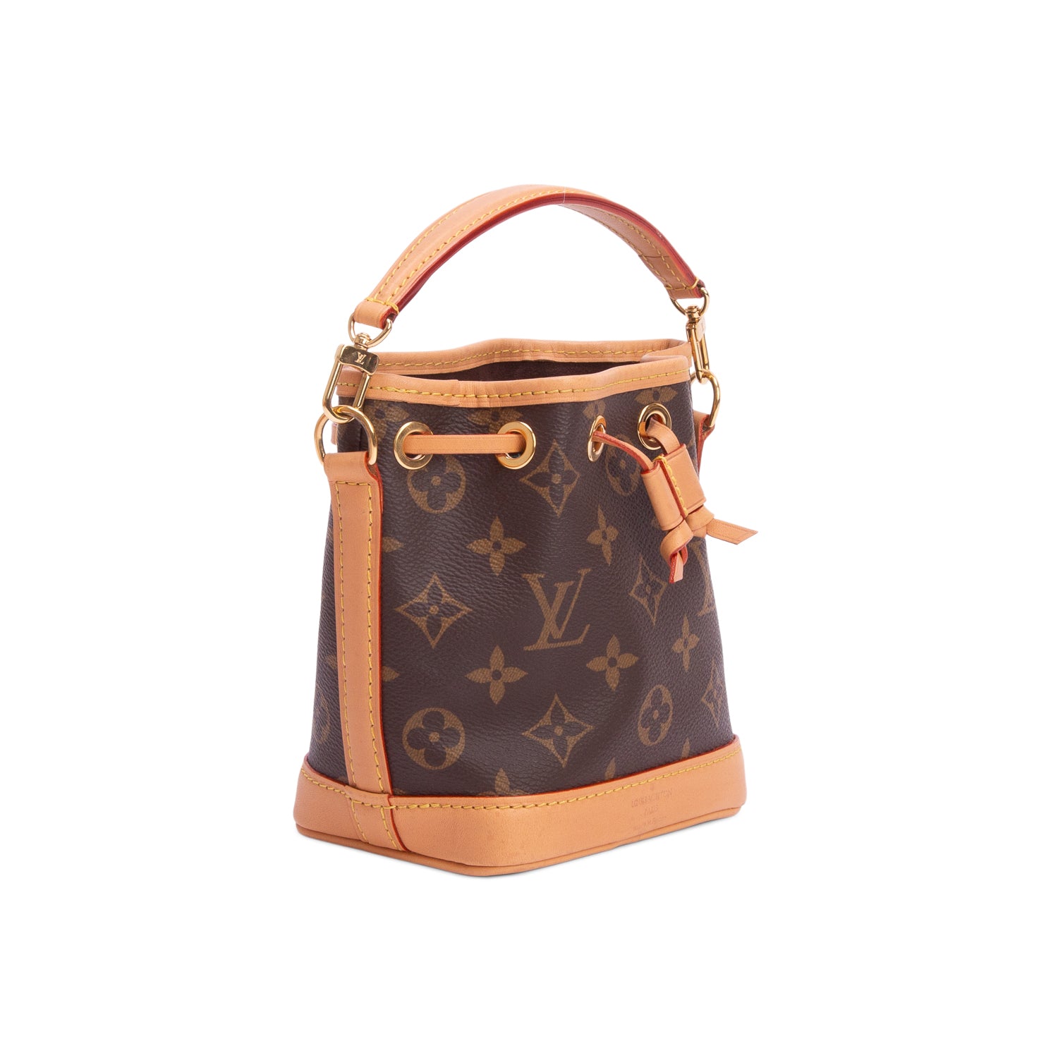 Louis Vuitton 2024 Monogram Nano Noe w/ Box, Receipt & Strap