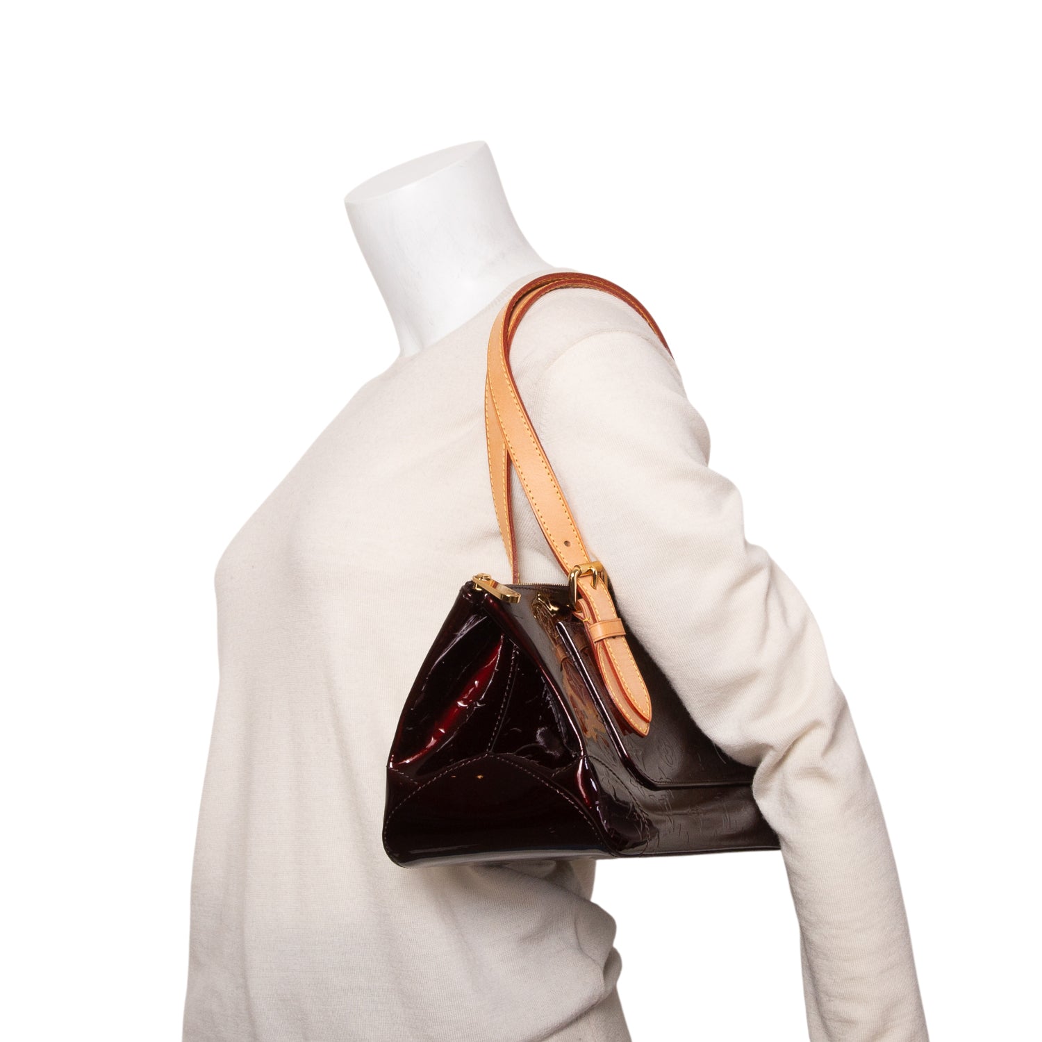 Louis Vuitton Amarante Monogram Vernis Rosewood Avenue Bag