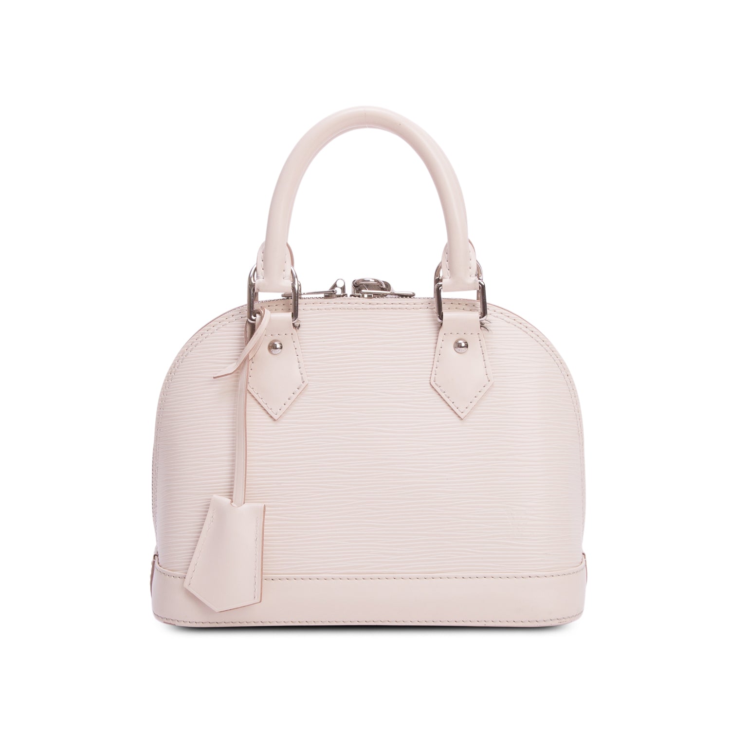 Louis Vuitton Grey Epi Leather Alma BB w/ Strap