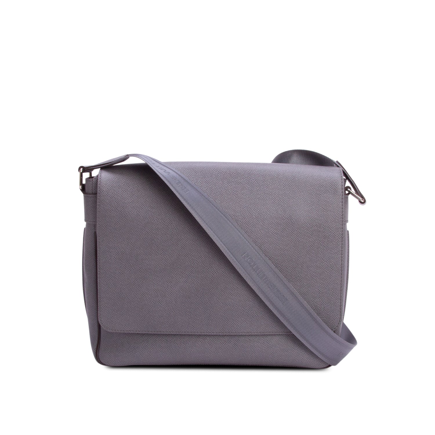 Louis Vuitton Grey Taiga Leather Roman PM Messenger