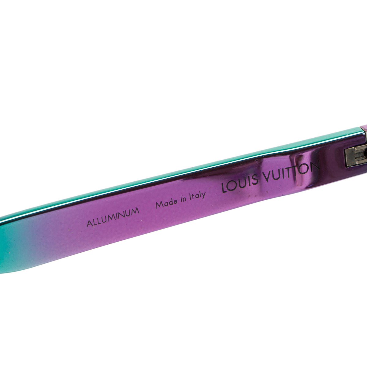 Louis Vuitton Z0998U Multicolor Aluminum Square Sunglasses w/ Case
