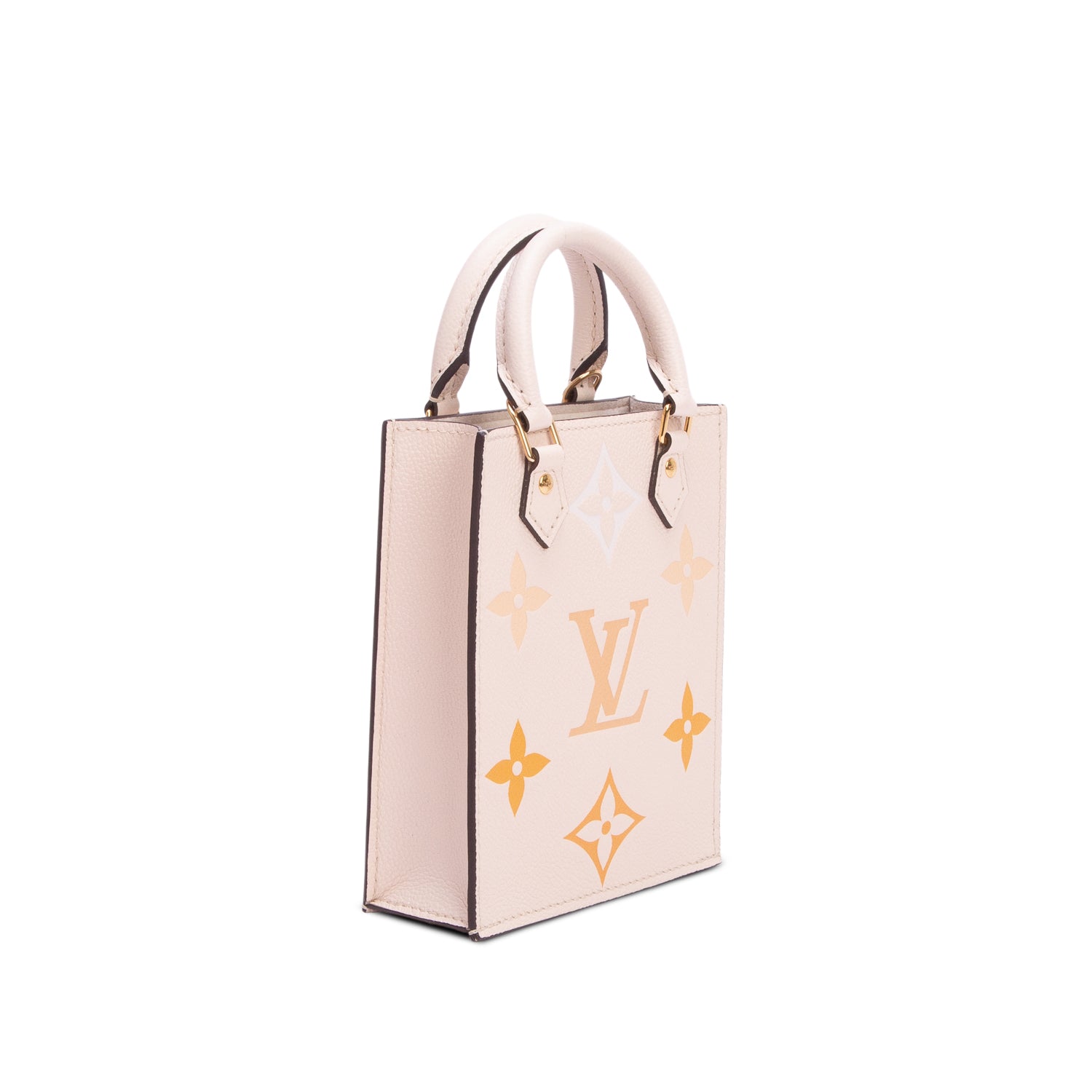 Louis Vuitton White Empreinte Monogram Giant By The Pool Petit Sac Plat w/ Box & Strap