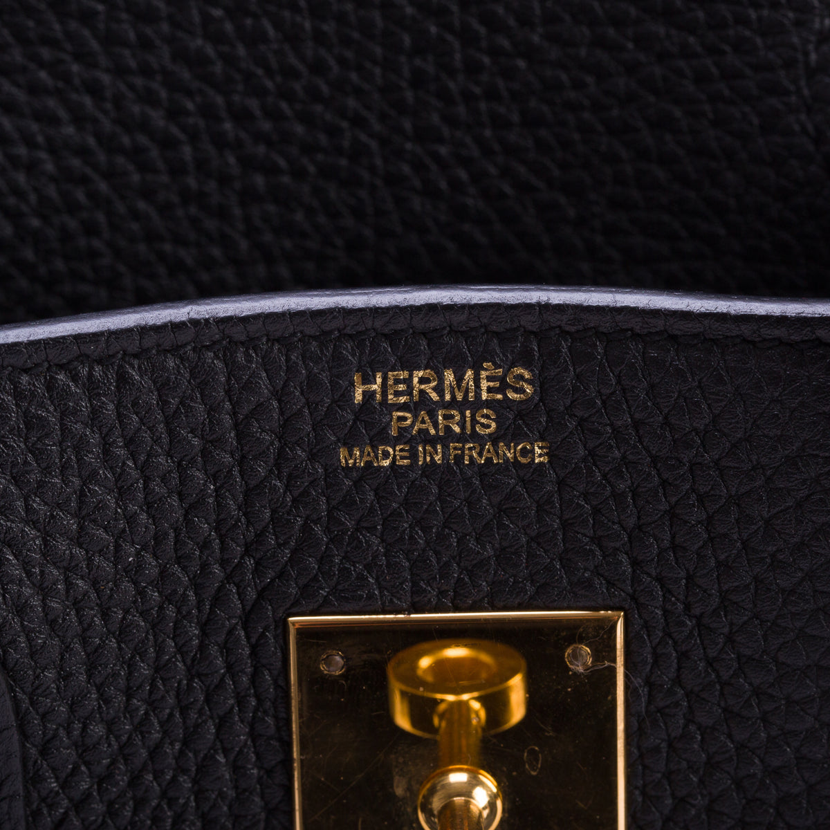 Hermes Noir Togo Birkin 30 w/ Box