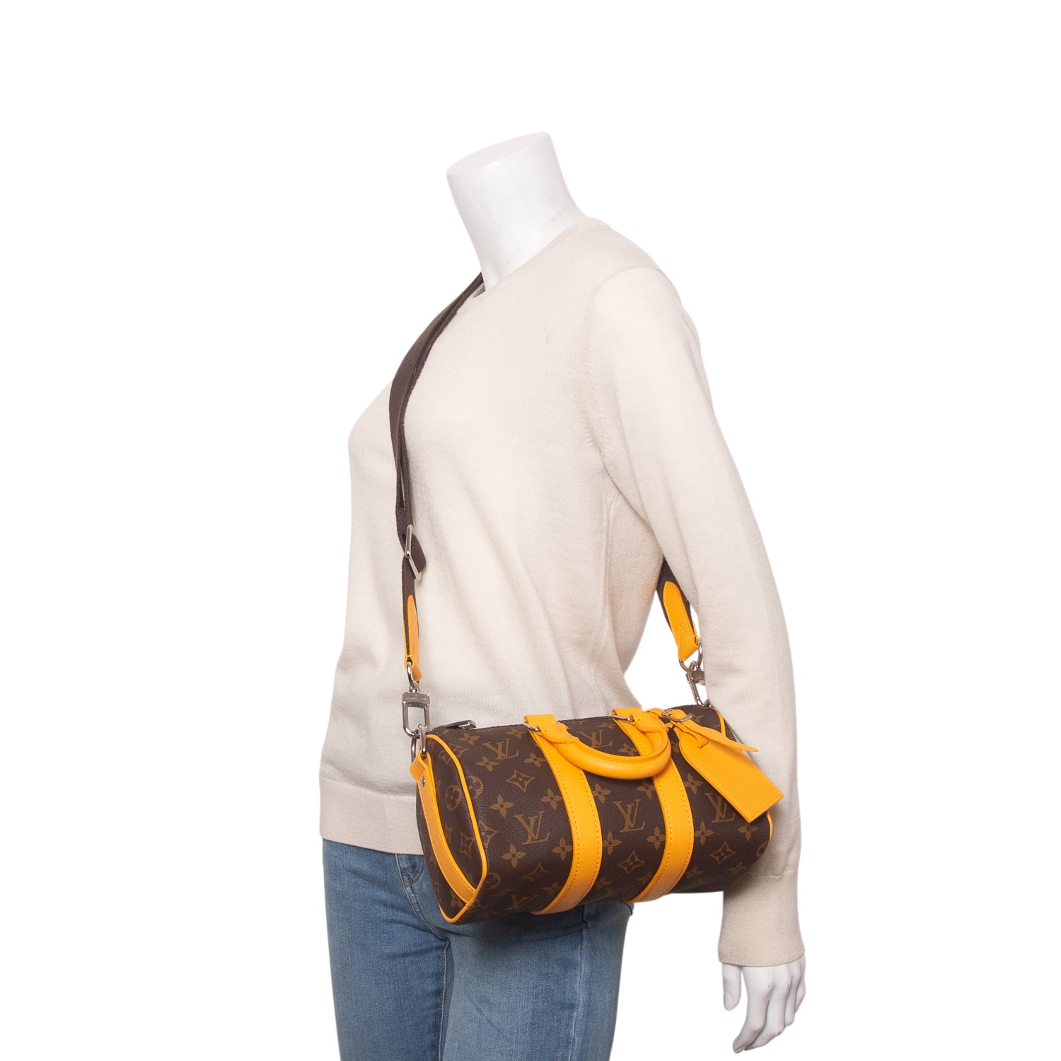 Louis Vuitton 2025 Monogram Macassar LV Colormania Keepall Bandouliere 25 w/ Box, Strap & Receipt
