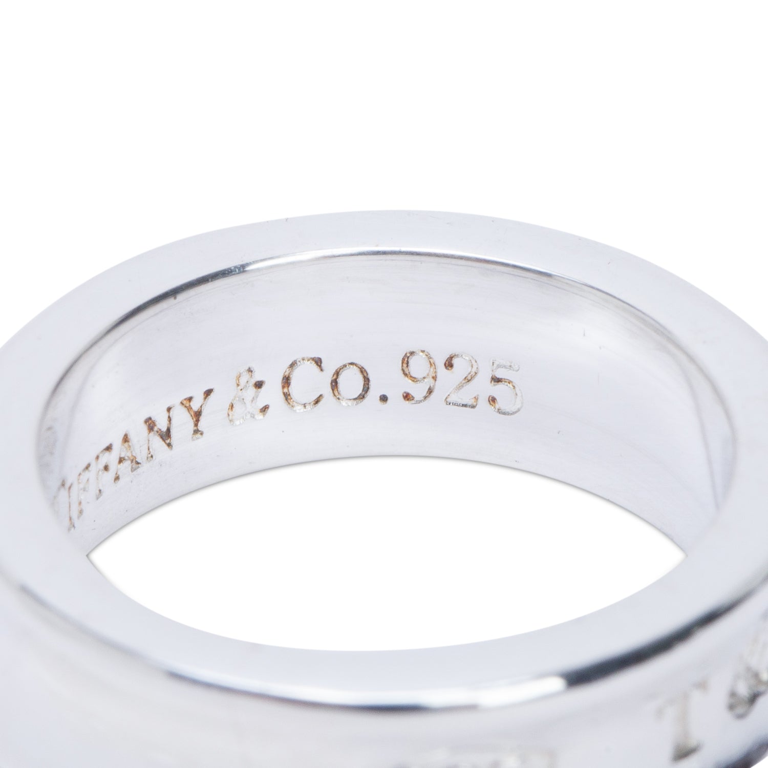 Tiffany & Co. Sterling Silver Medium 1837 Ring, Size 6