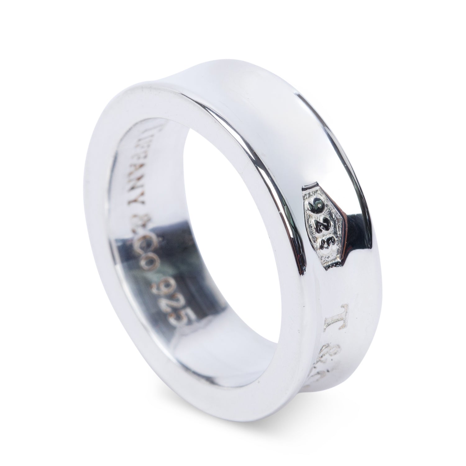 Tiffany & Co. Sterling Silver Medium 1837 Ring, Size 6