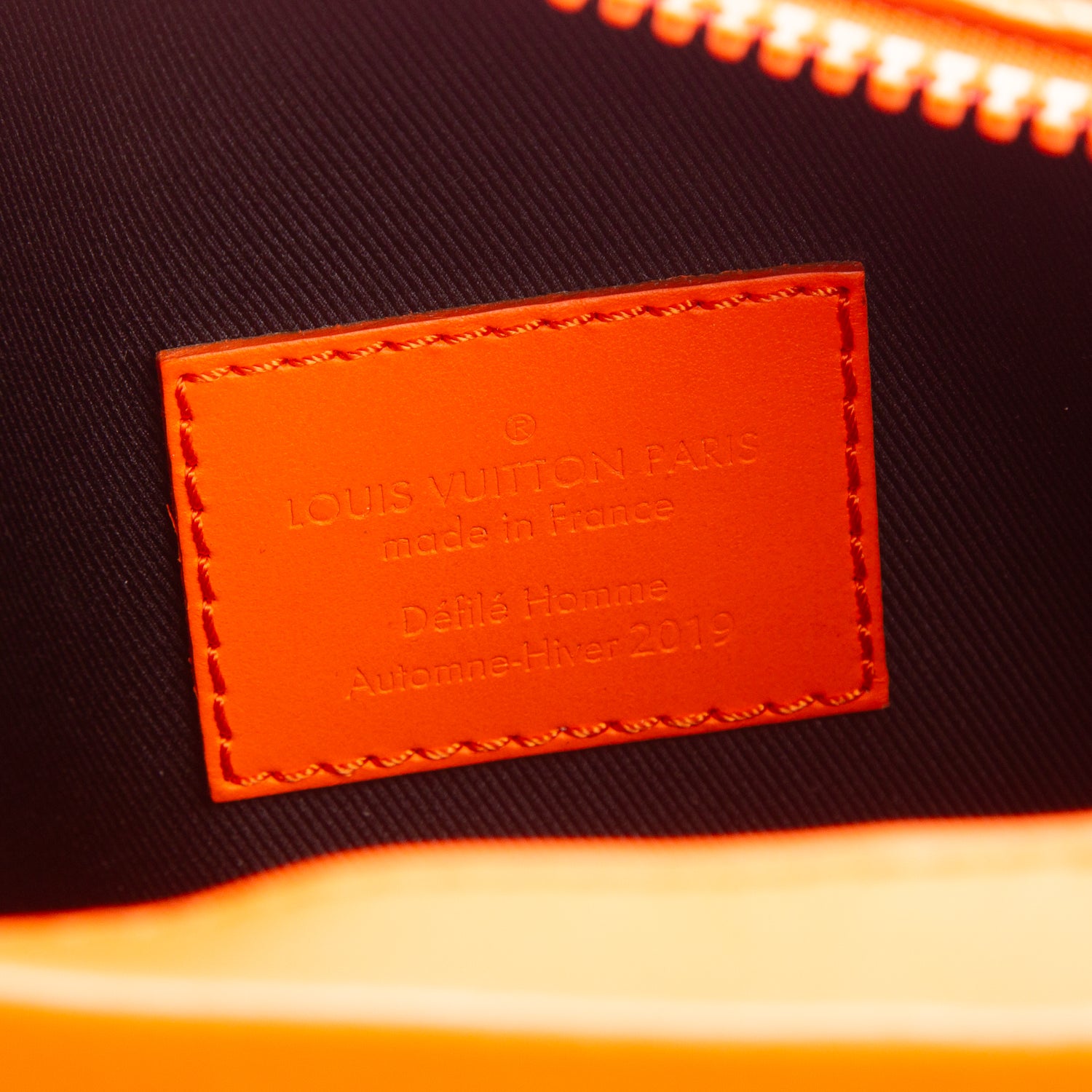 Louis Vuitton Orange Taurillon Monogram Solar Ray Soft Trunk w/ Box