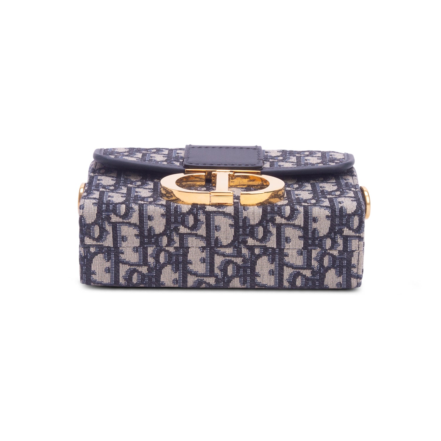 Christian Dior Blue Oblique 30 Montaigne Box Bag w/ Box