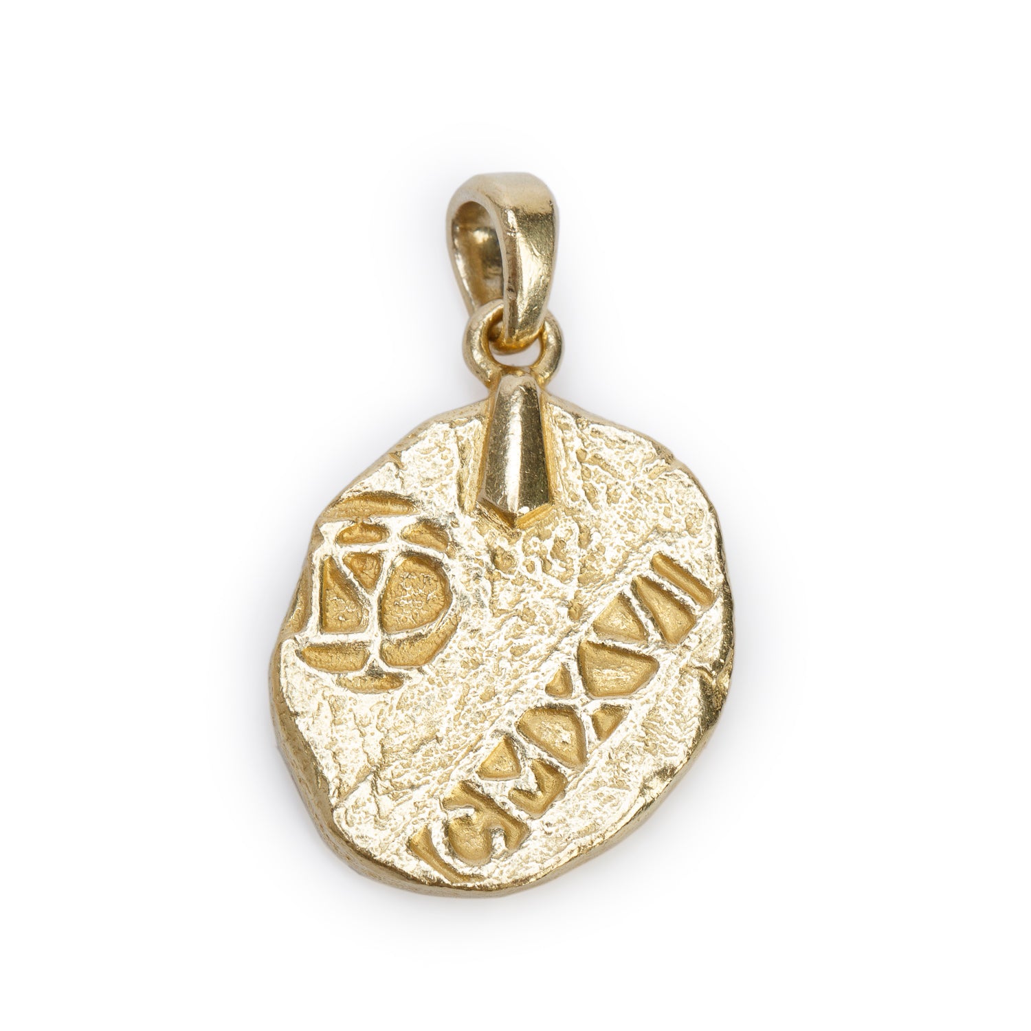 David Yurman 22k Yellow Gold Shipwreck Coin Amulet Pendant w/ Box