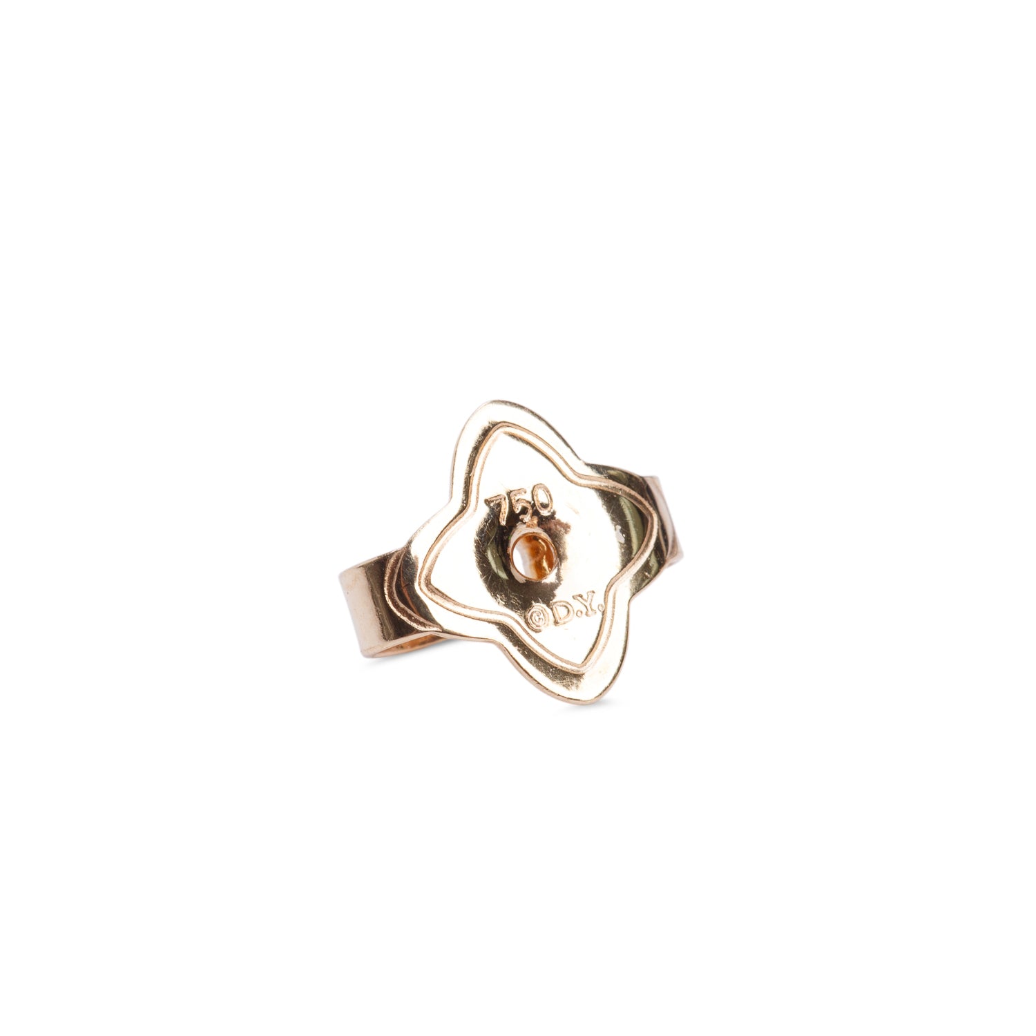David Yurman 18k Rose Gold Morganite Chatelaine Heart Stud Earrings, 8 MM