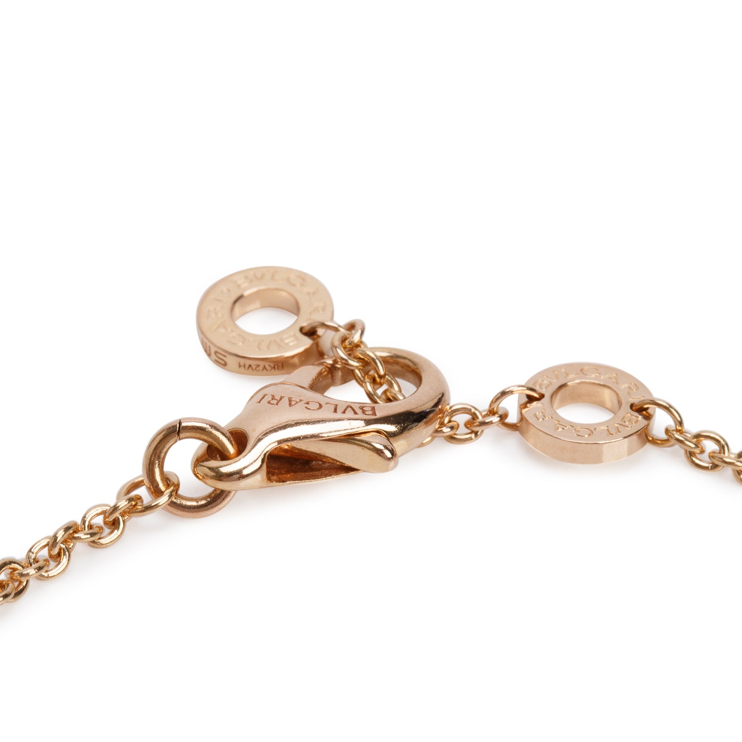 BVLGARI 18k Rose Gold & Black Ceramic B.Zero1 Bracelet w/ Box & Certificate
