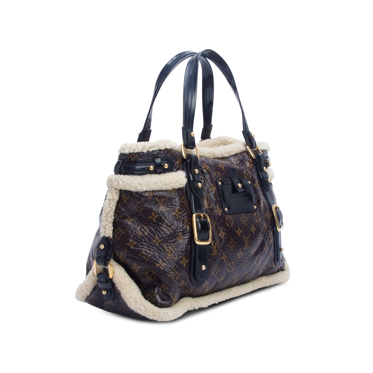 Louis Vuitton Monogram Shearling Thunder Bag