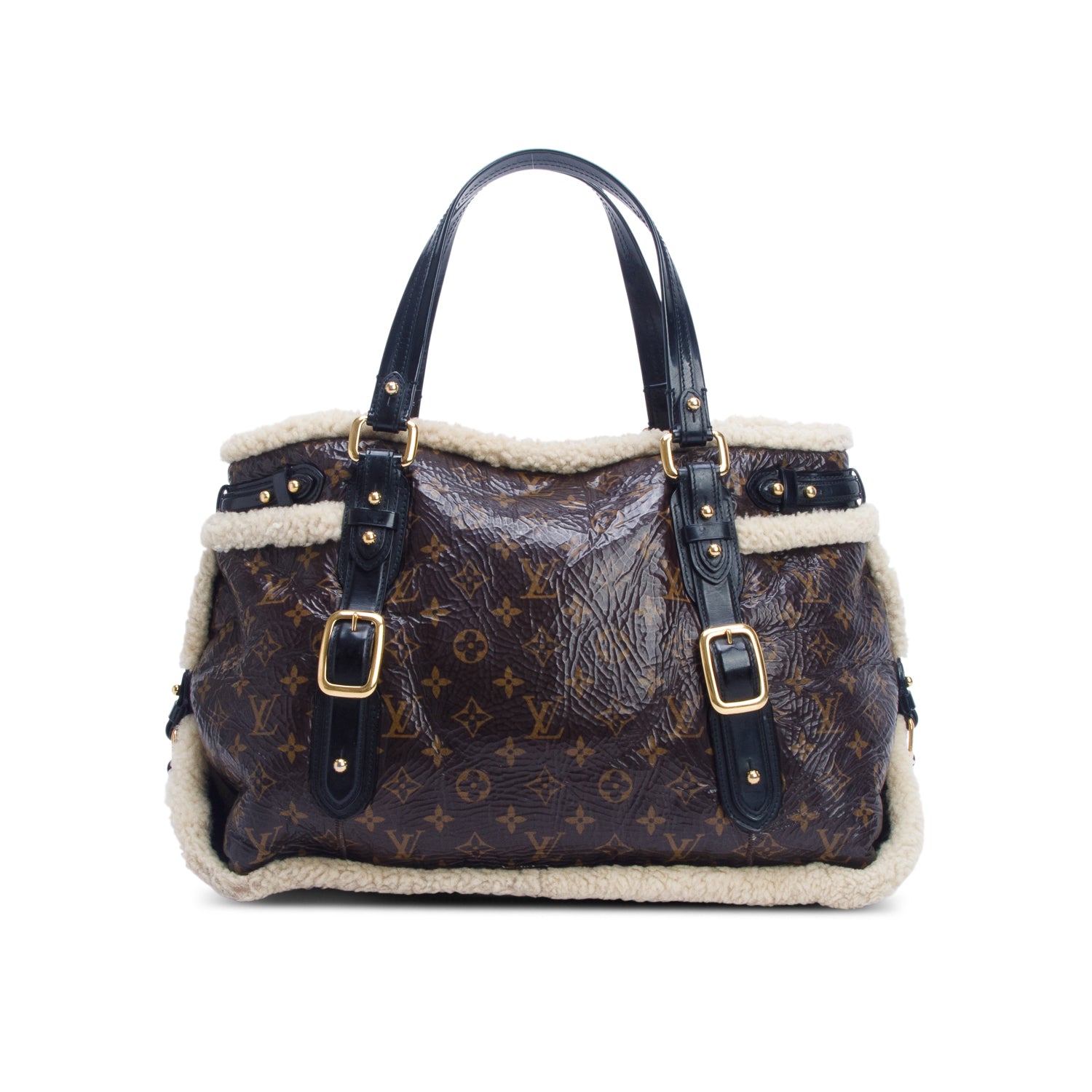 Louis Vuitton Monogram Shearling Thunder Bag