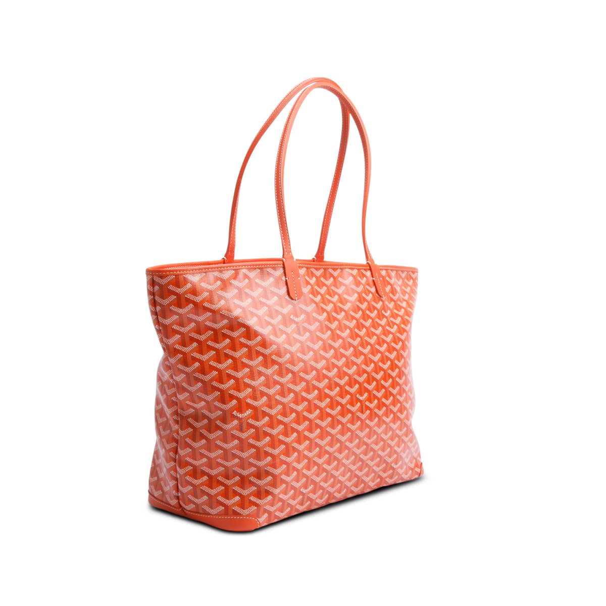 Goyard 2022 Red Monogram and Leather Trim Artois MM