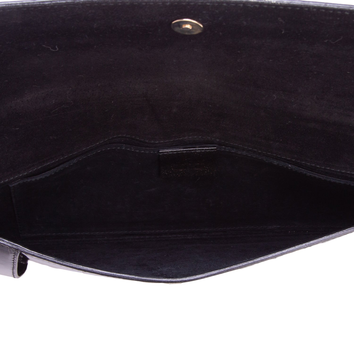 Gucci Green Patent Leather Romy Clutch