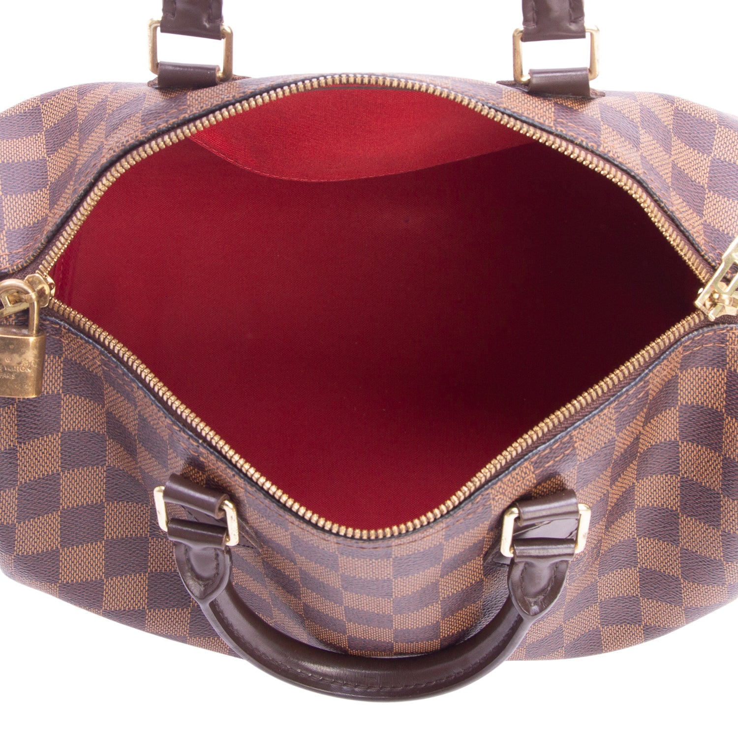 Louis Vuitton Damier Ebene Speedy Bandouliere 30 w/ Box & Strap