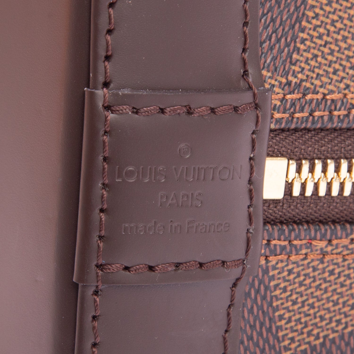 Louis Vuitton 2022 Damier Ebene Alma PM w/ Box & Receipt