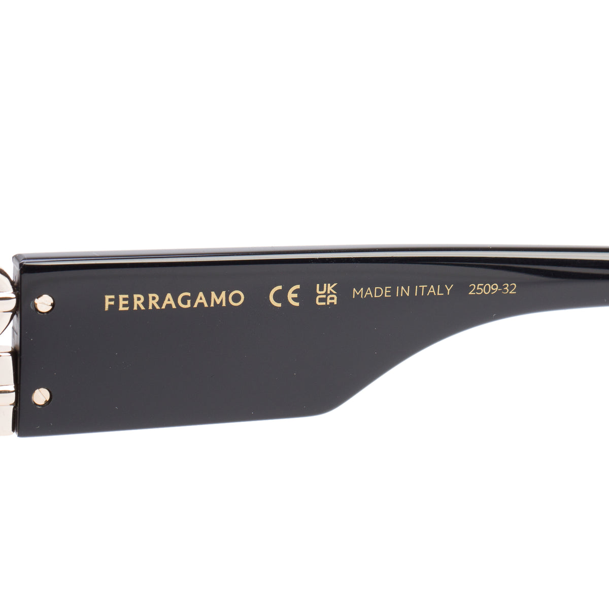 Ferragamo SF2083SE Black Acetate Gancini Square Sunglasses w/ Box & Case