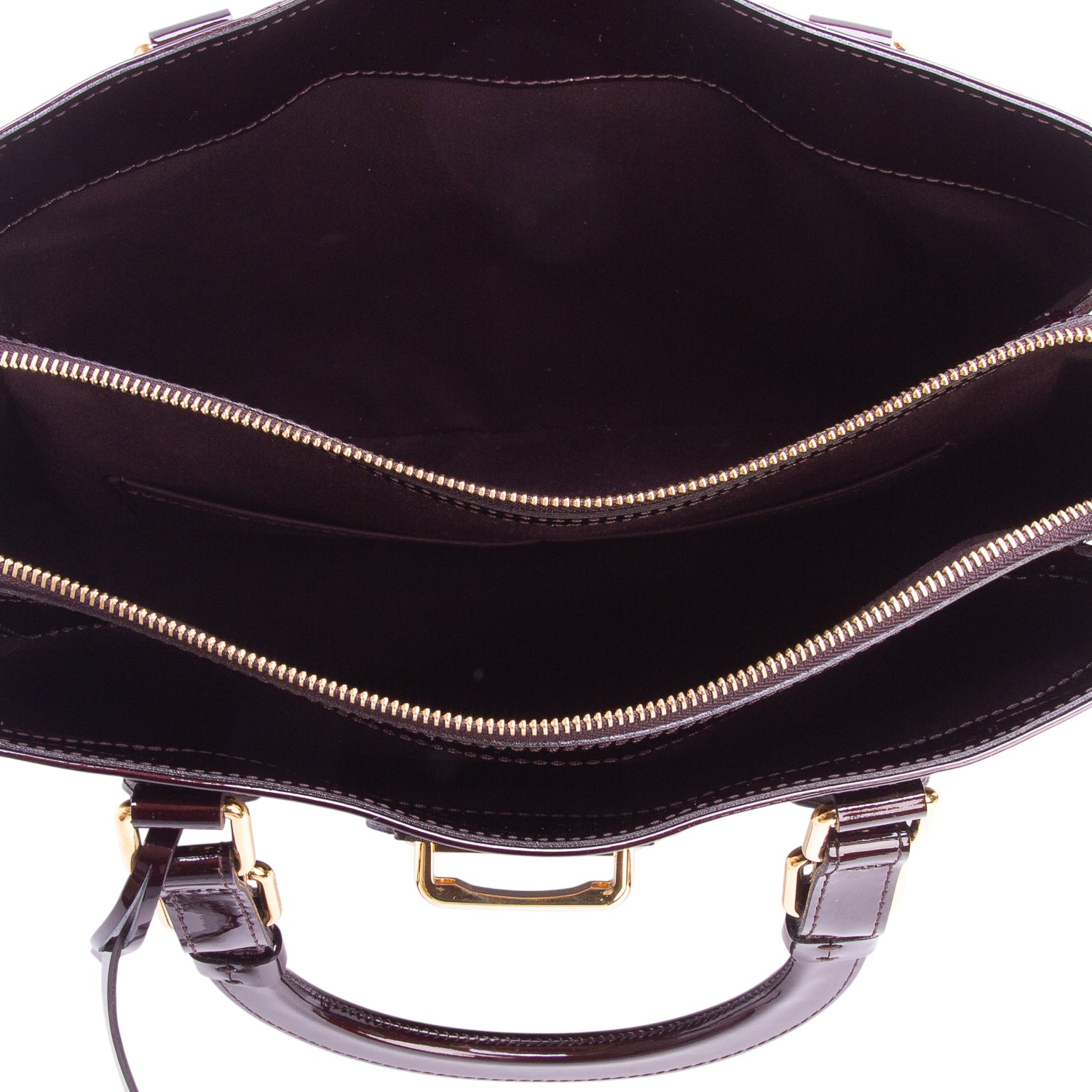 Louis Vuitton Amarante Monogram Vernis Melrose Avenue Handle Bag w/ Box & Receipt
