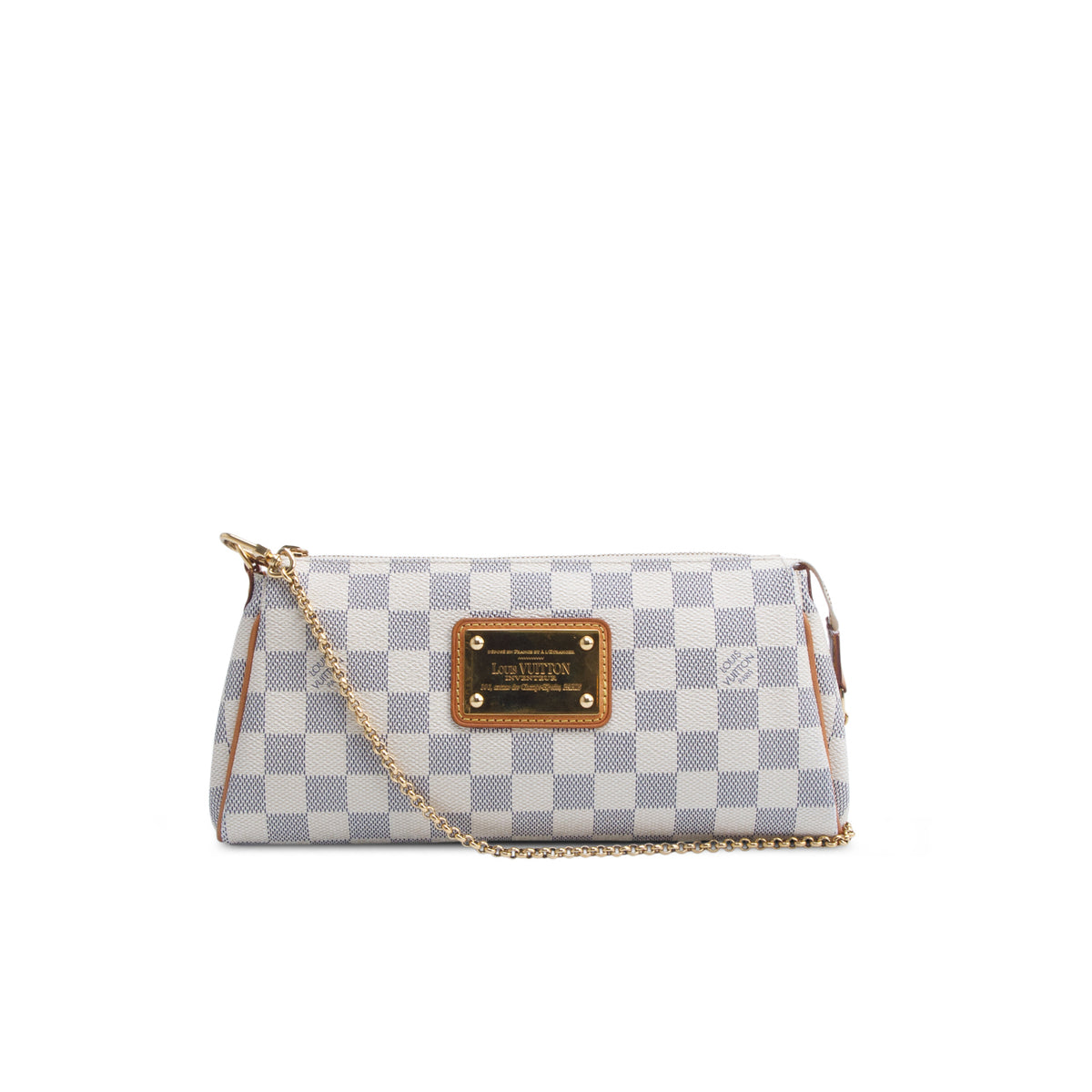 Louis Vuitton Damier Azur Eva Clutch w/ Straps