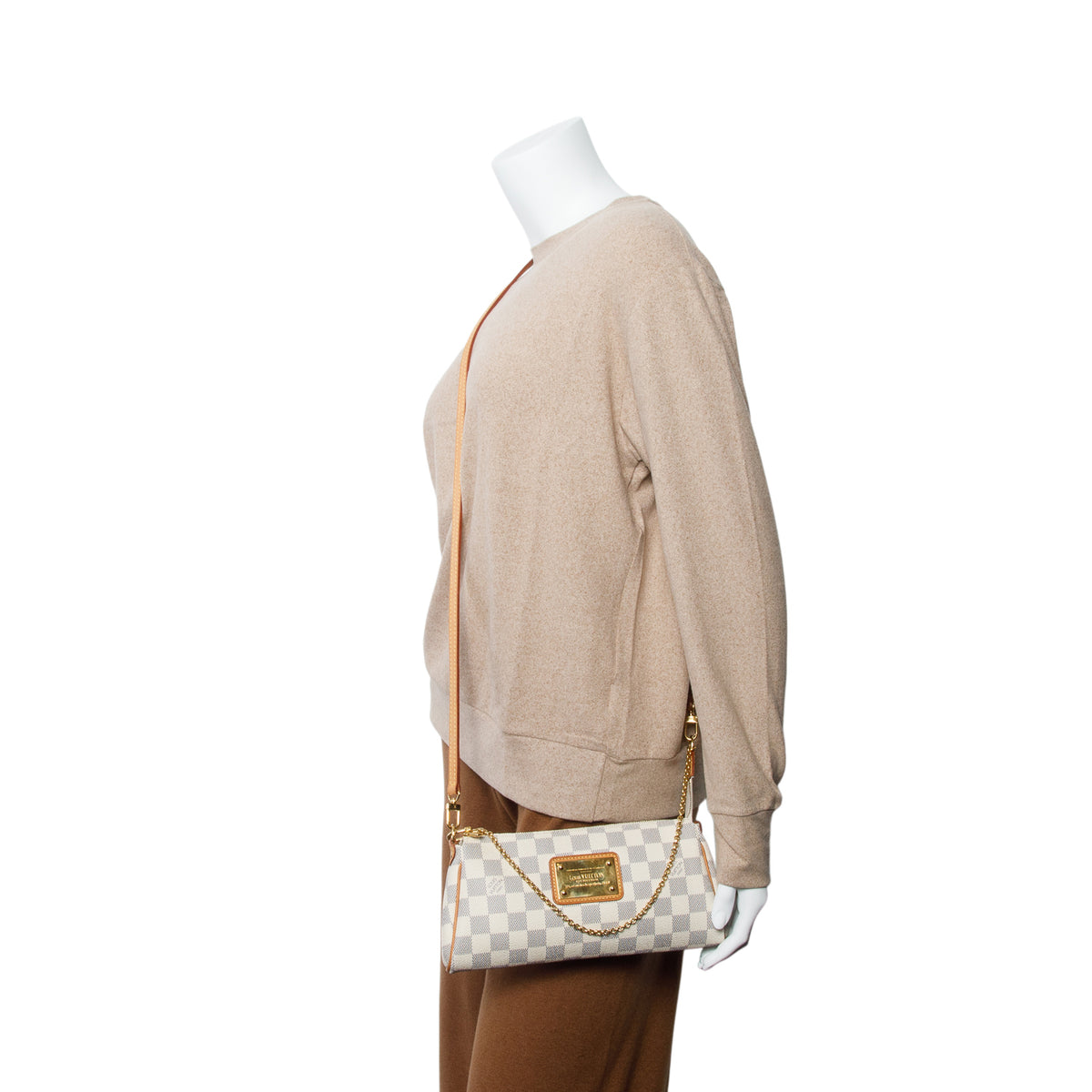 Louis Vuitton Damier Azur Eva Clutch w/ Straps
