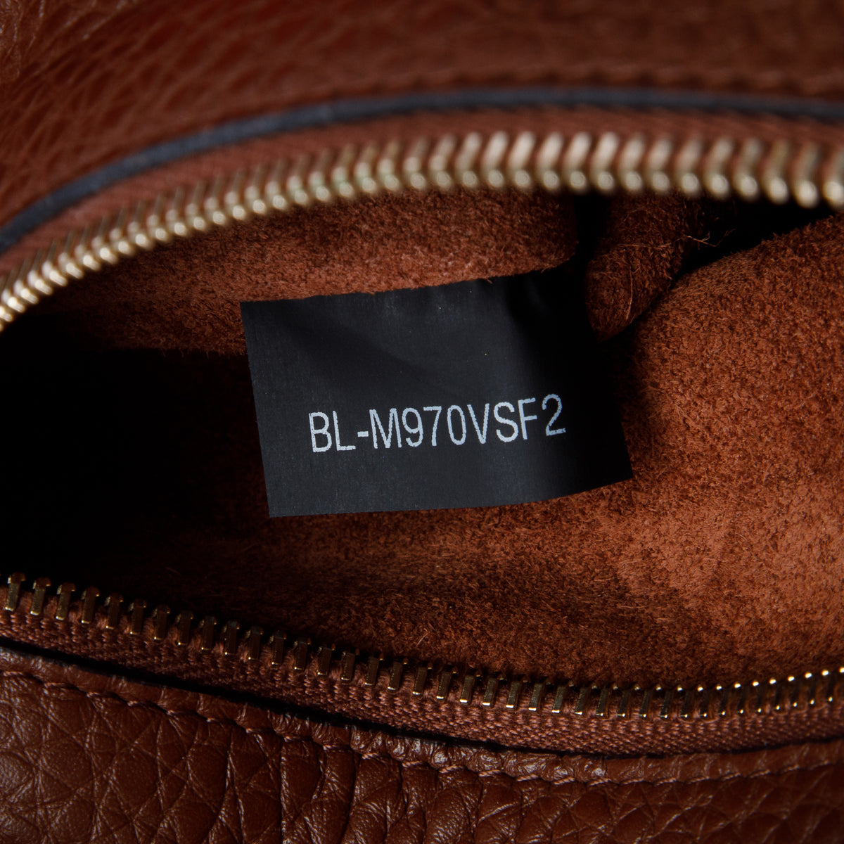 Valentino Brown Pebbled Calfskin Medium Rockstud Tote w/ Strap