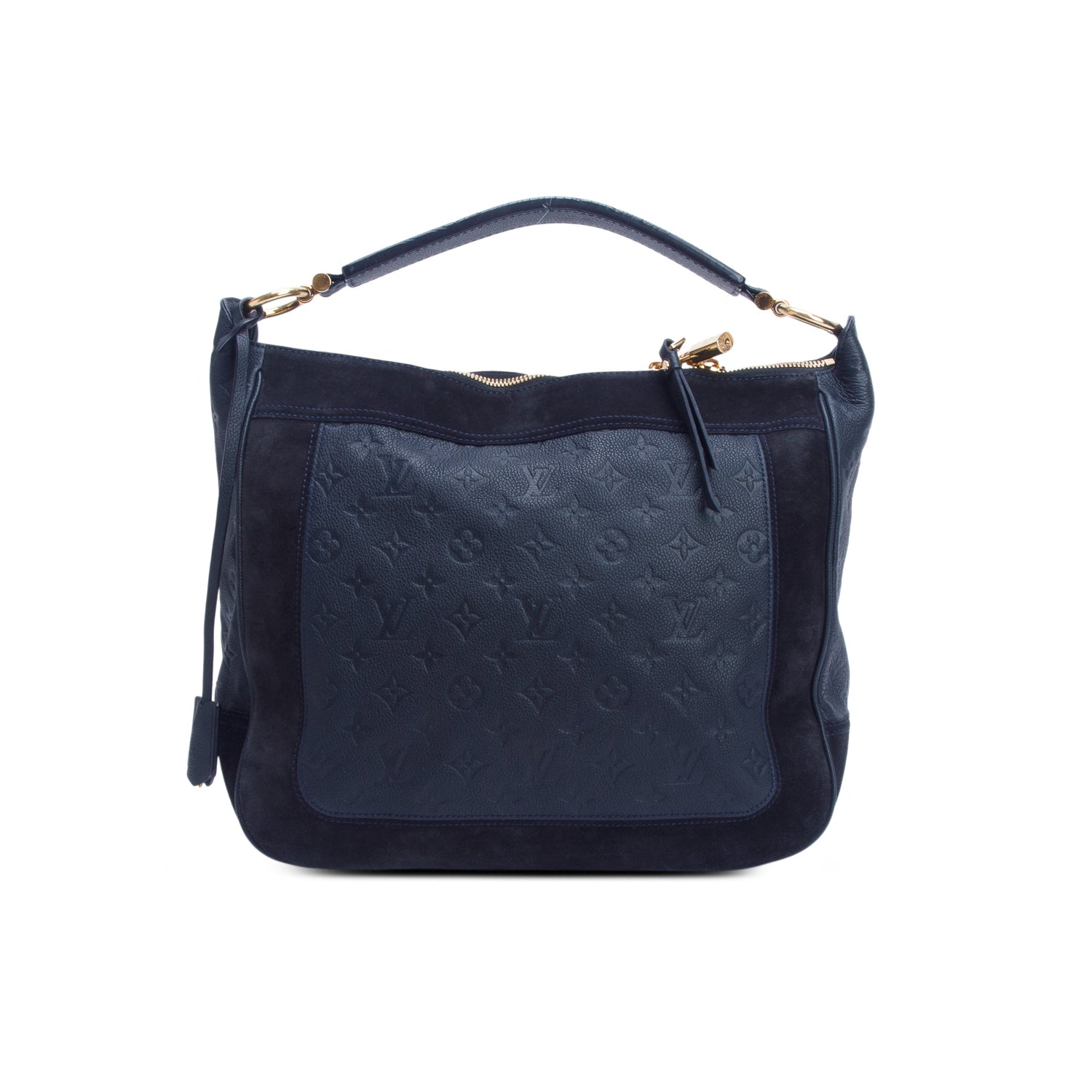 Louis Vuitton Black Empreinte Suede Audacieuse MM w/ Strap