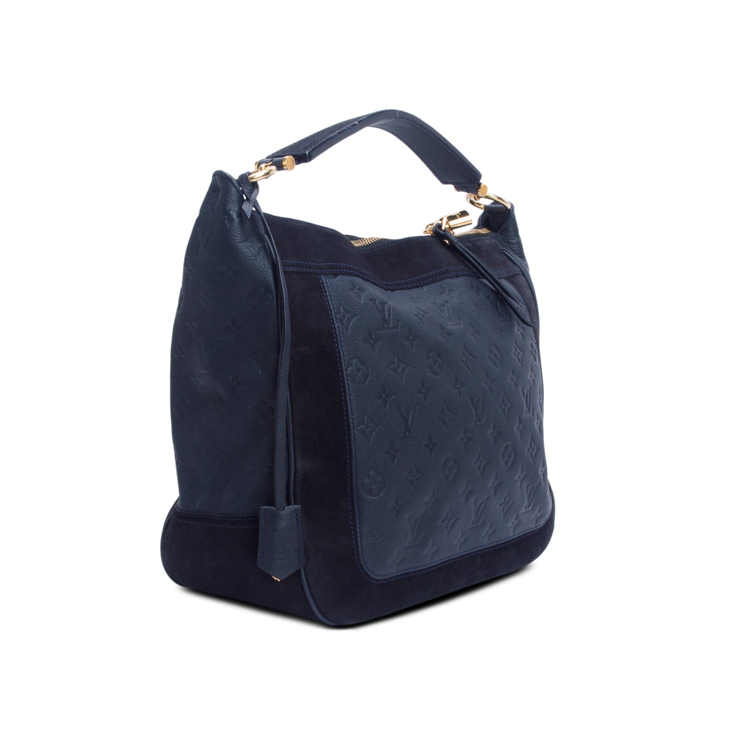 Louis Vuitton Black Empreinte Suede Audacieuse MM w/ Strap