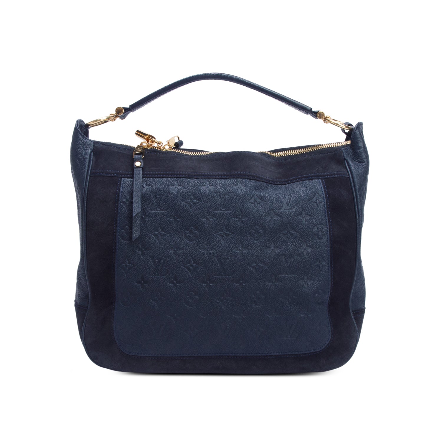 Louis Vuitton Black Empreinte Suede Audacieuse MM w/ Strap