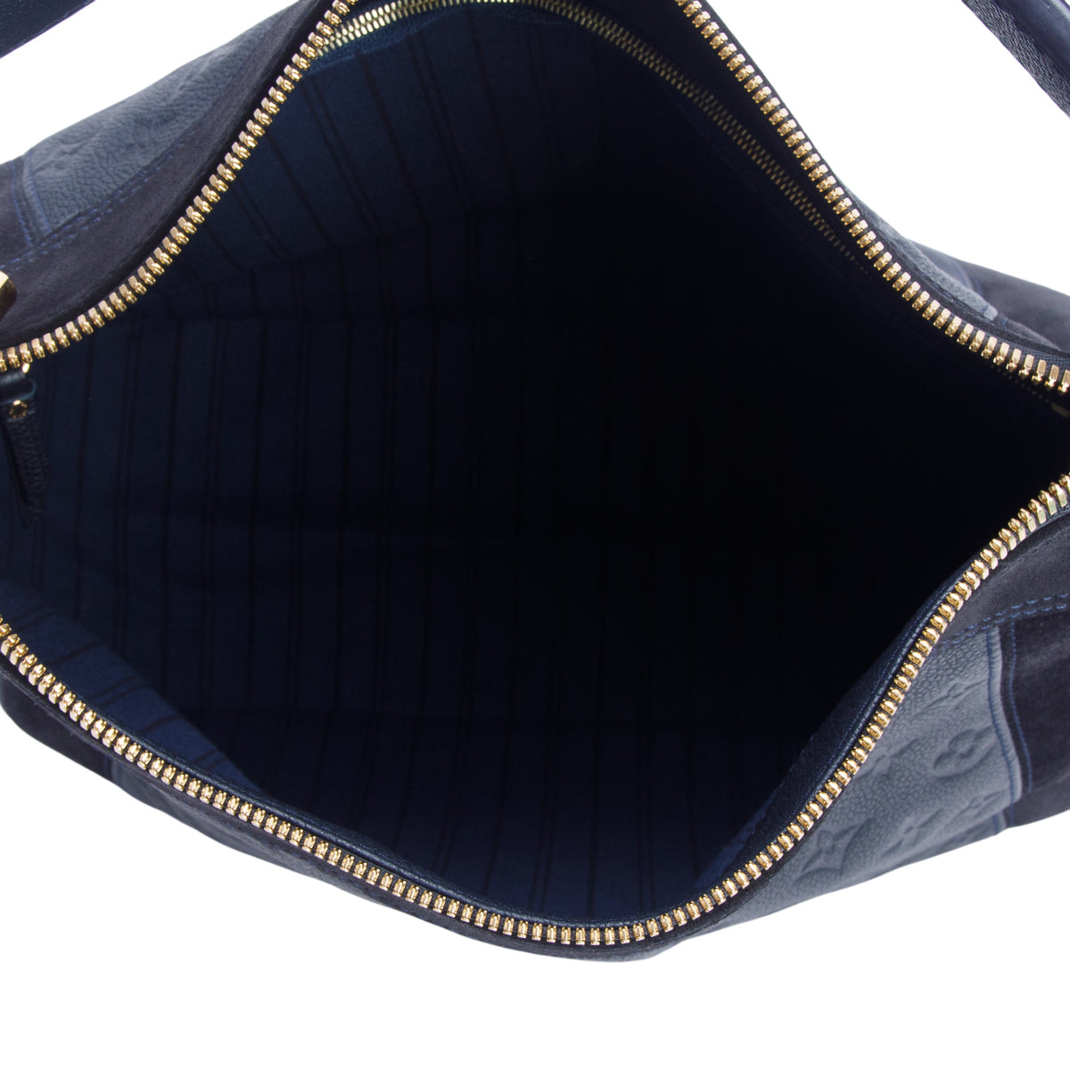 Louis Vuitton Black Empreinte Suede Audacieuse MM w/ Strap