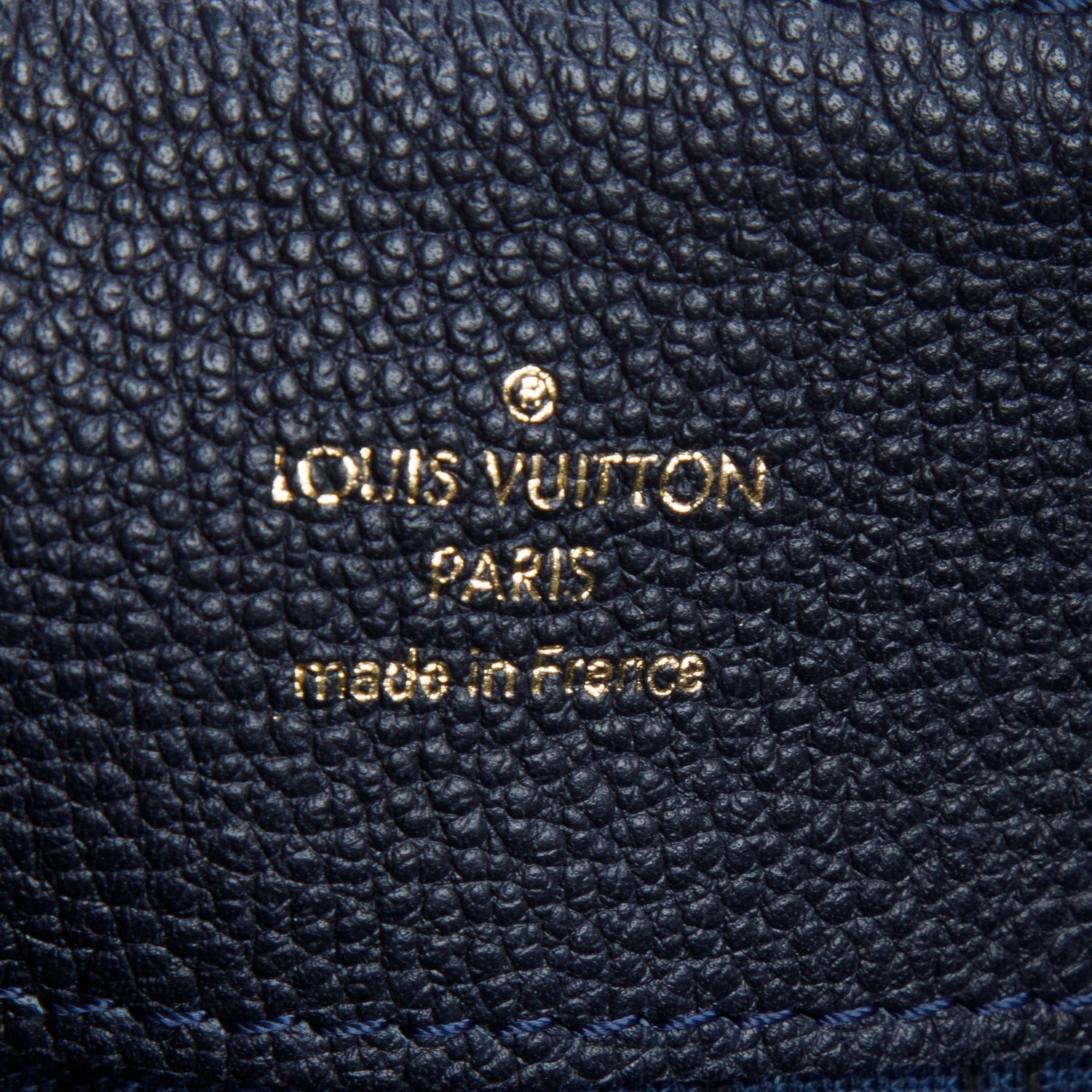 Louis Vuitton Black Empreinte Suede Audacieuse MM w/ Strap